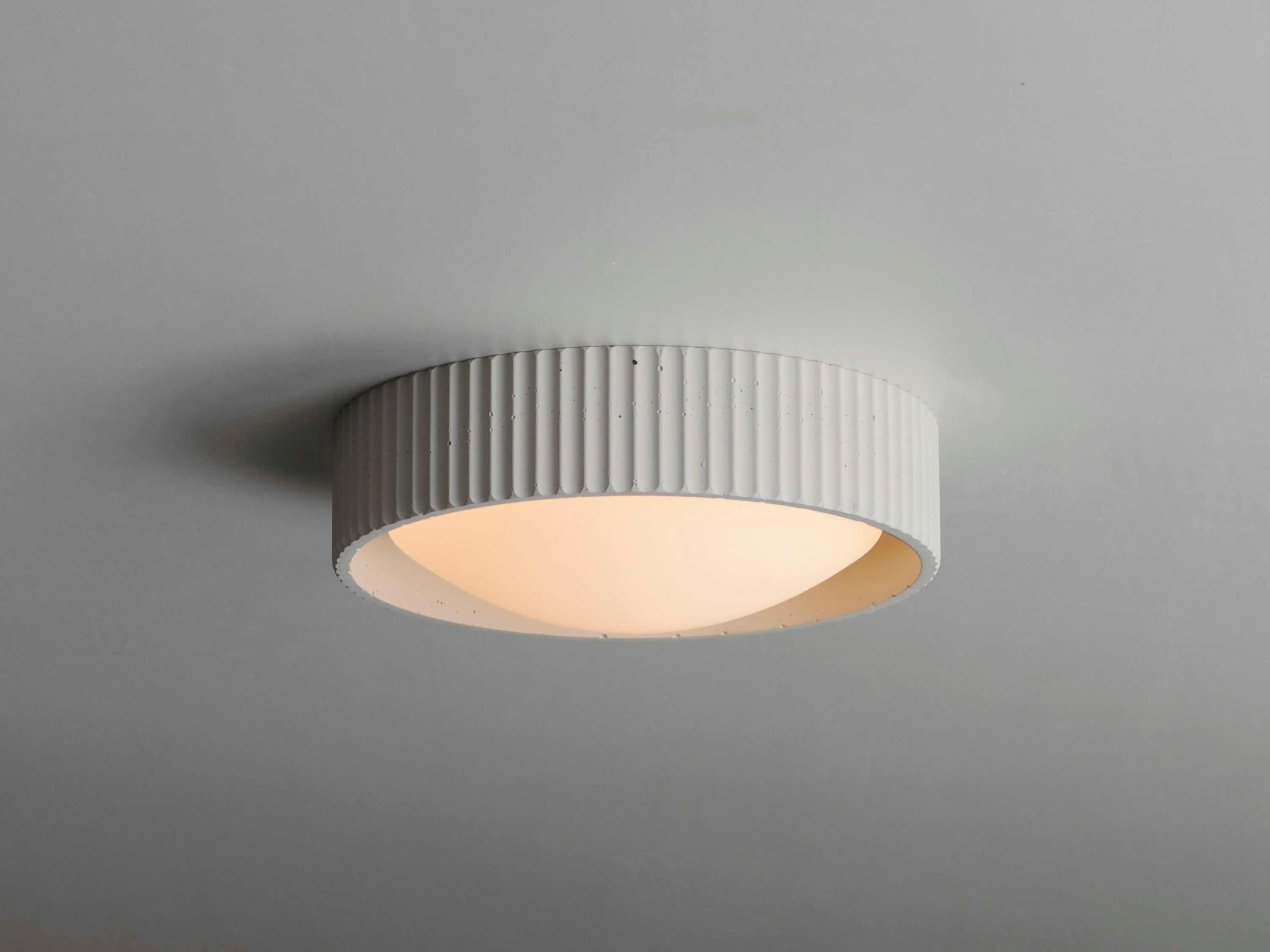 ET2 Souffle 1-Light Chaulk White LED Round Flush Mount