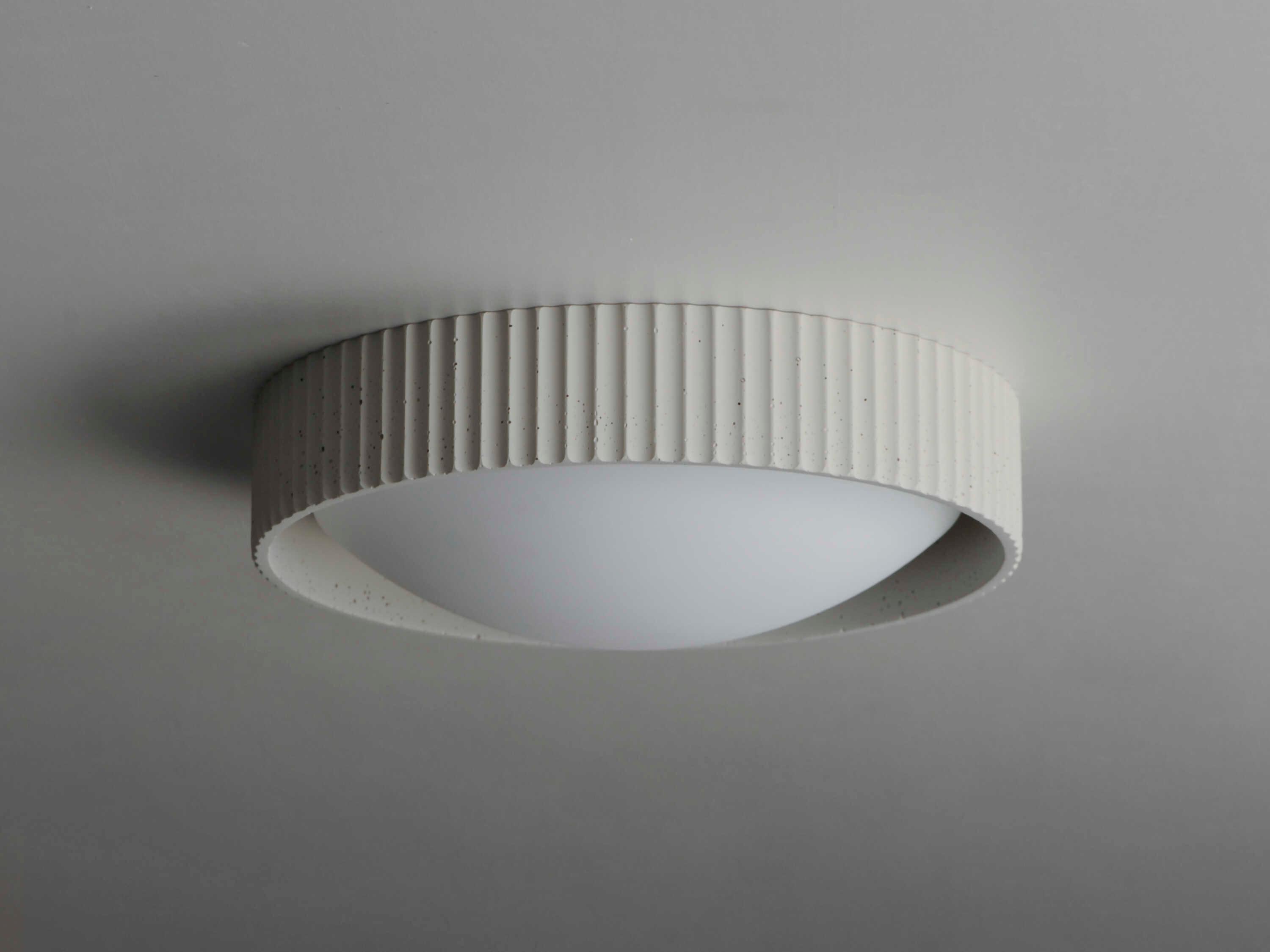 ET2 Souffle 1-Light Chaulk White LED Round Flush Mount