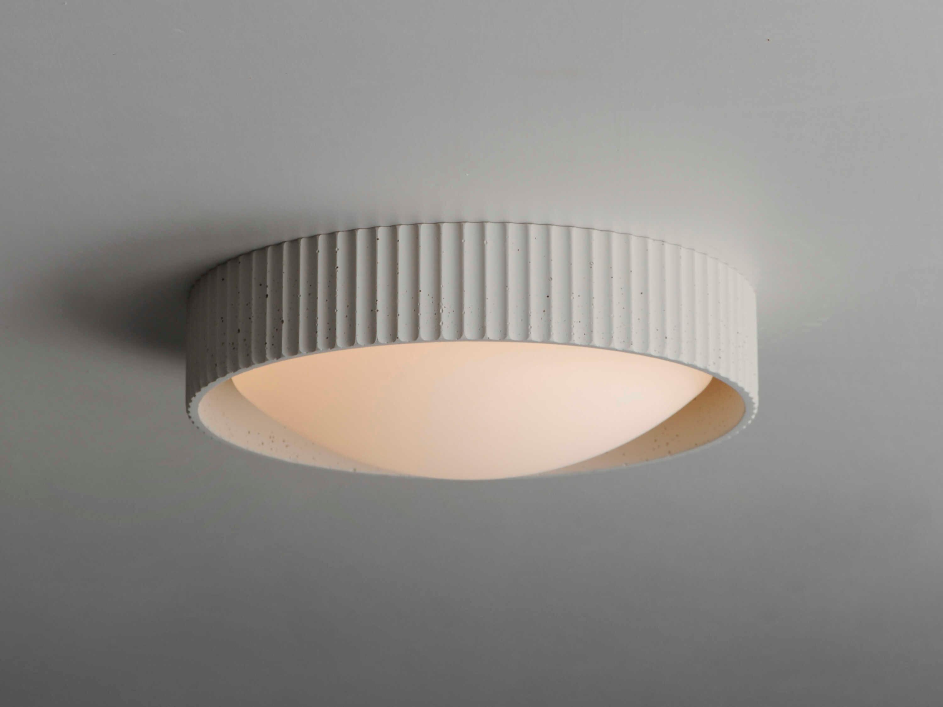 ET2 Souffle 1-Light Chaulk White LED Round Flush Mount