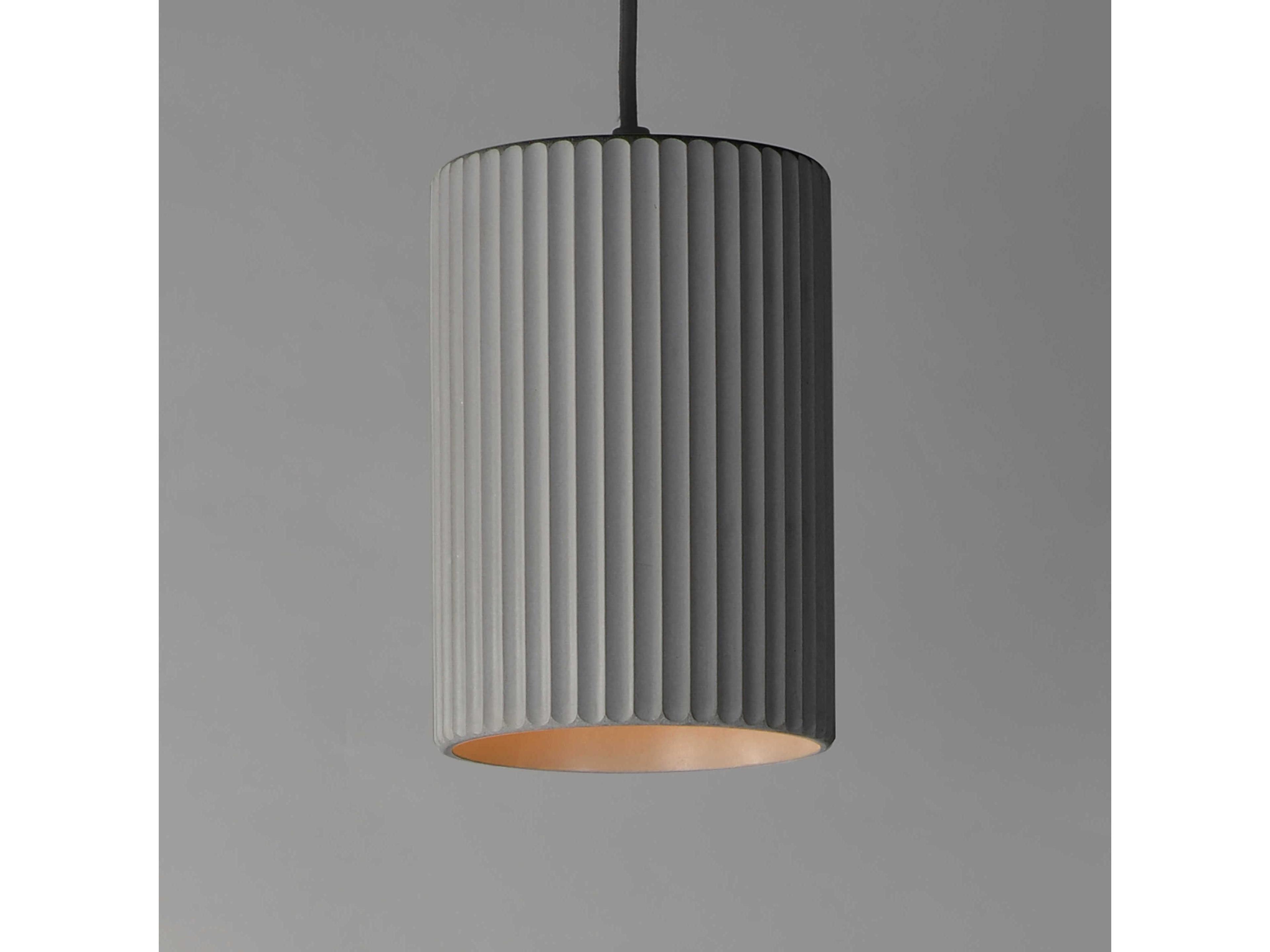 ET2 1-Light Gray Cylinder Mini Pendant