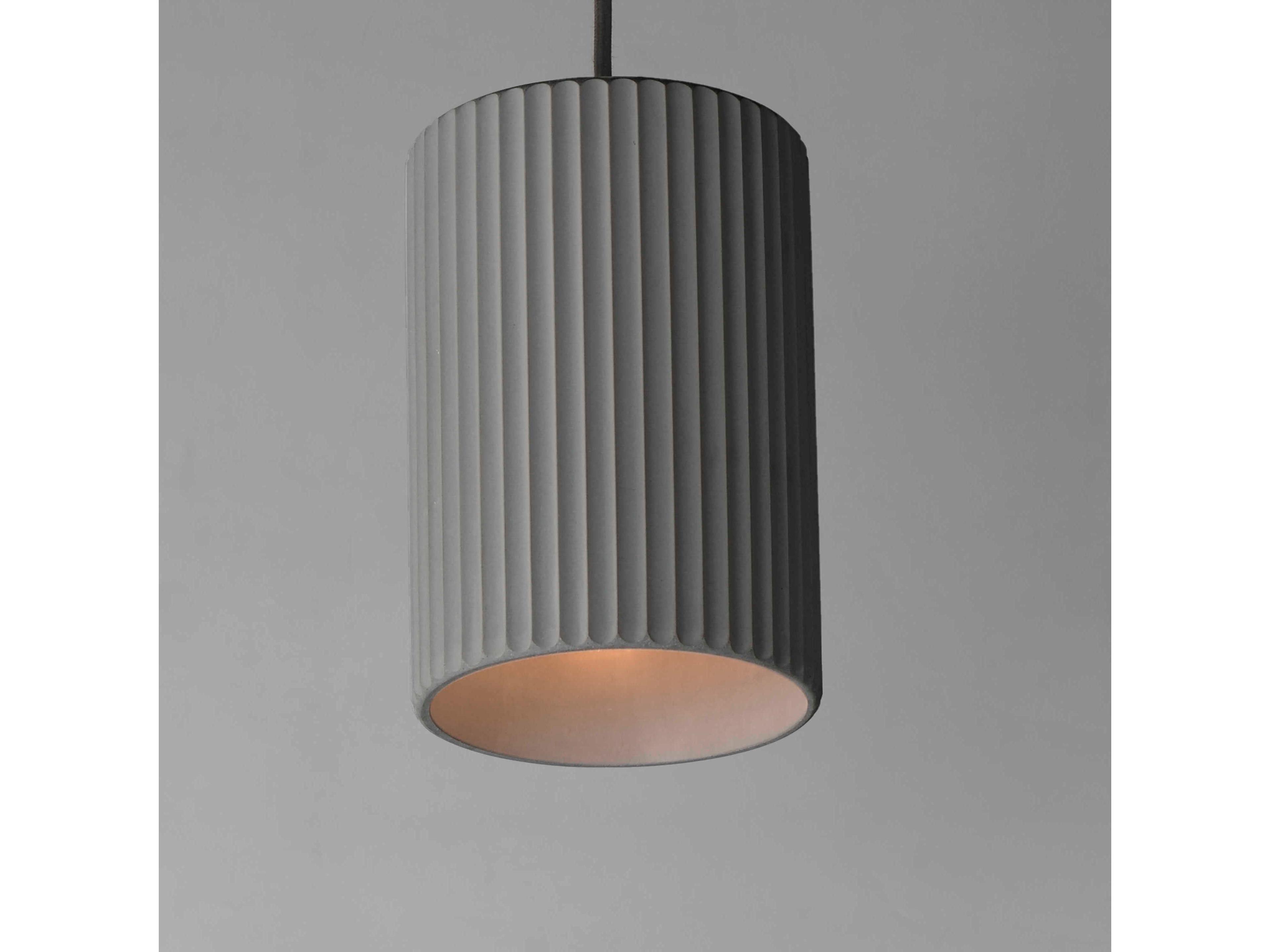 ET2 1-Light Gray Cylinder Mini Pendant