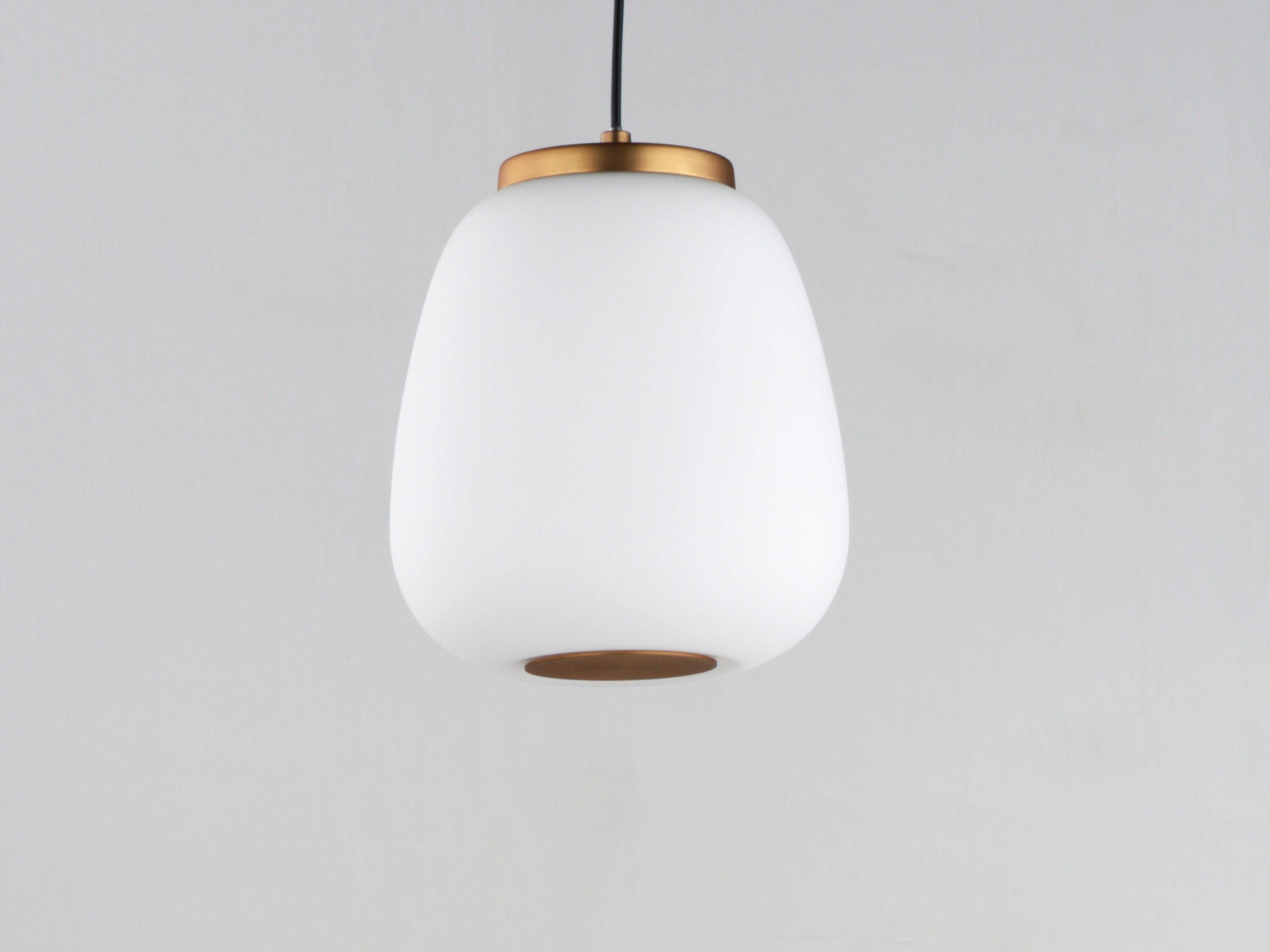 ET2 2-Light Black Gold Glass LED Mini Pendant