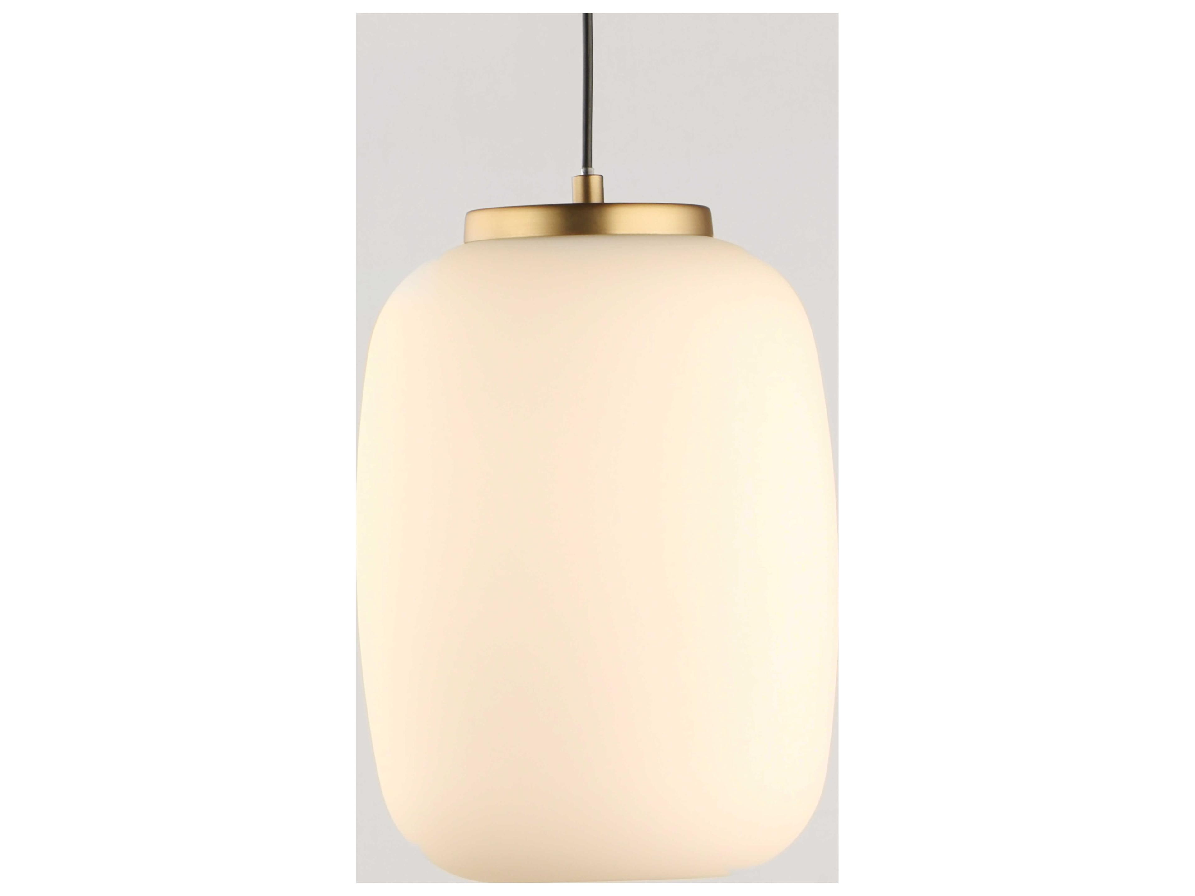 ET2 2-Light Black Gold Glass LED Mini Pendant