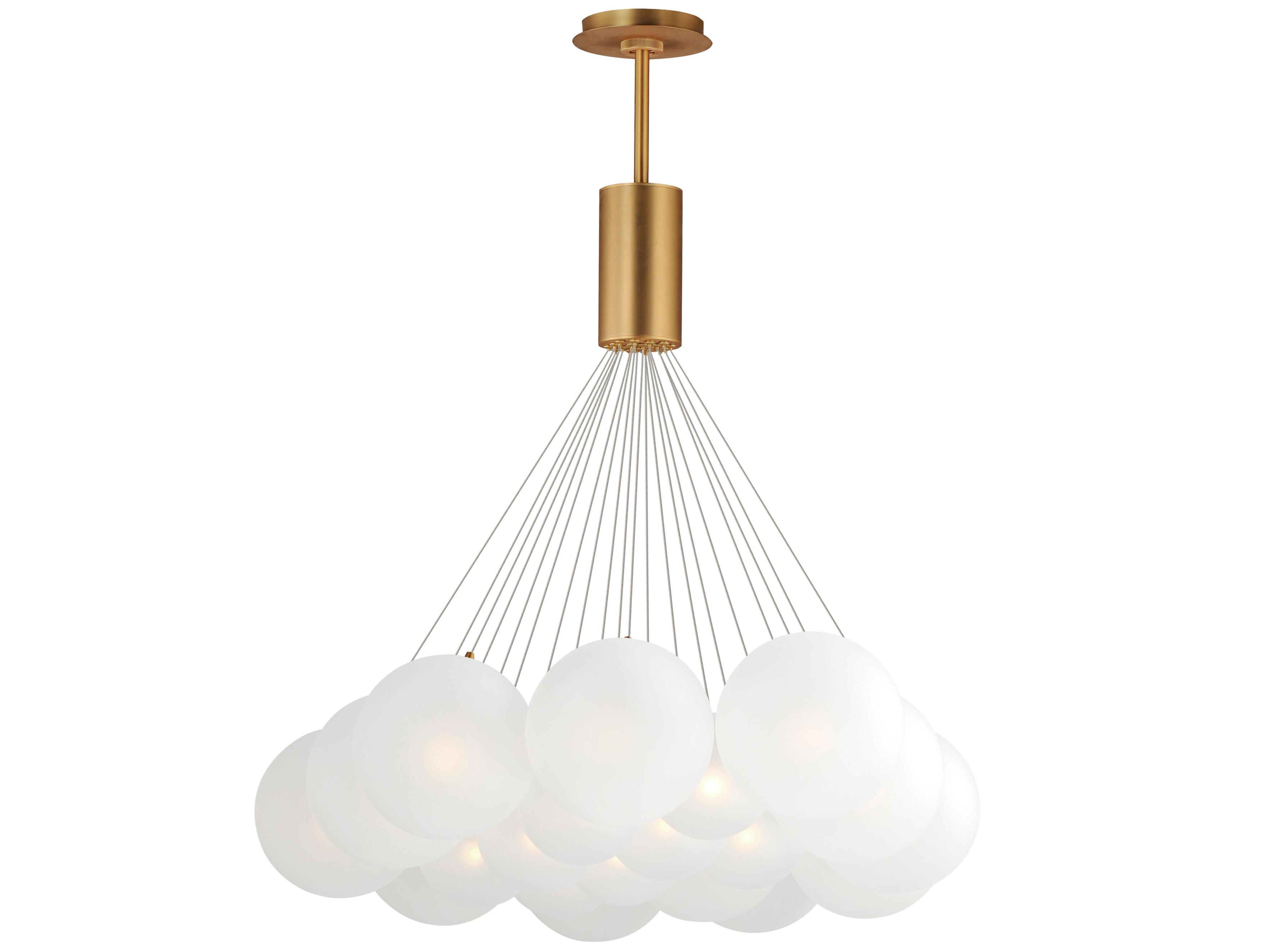ET2 Burst 20-Light Gold Globe Pendant
