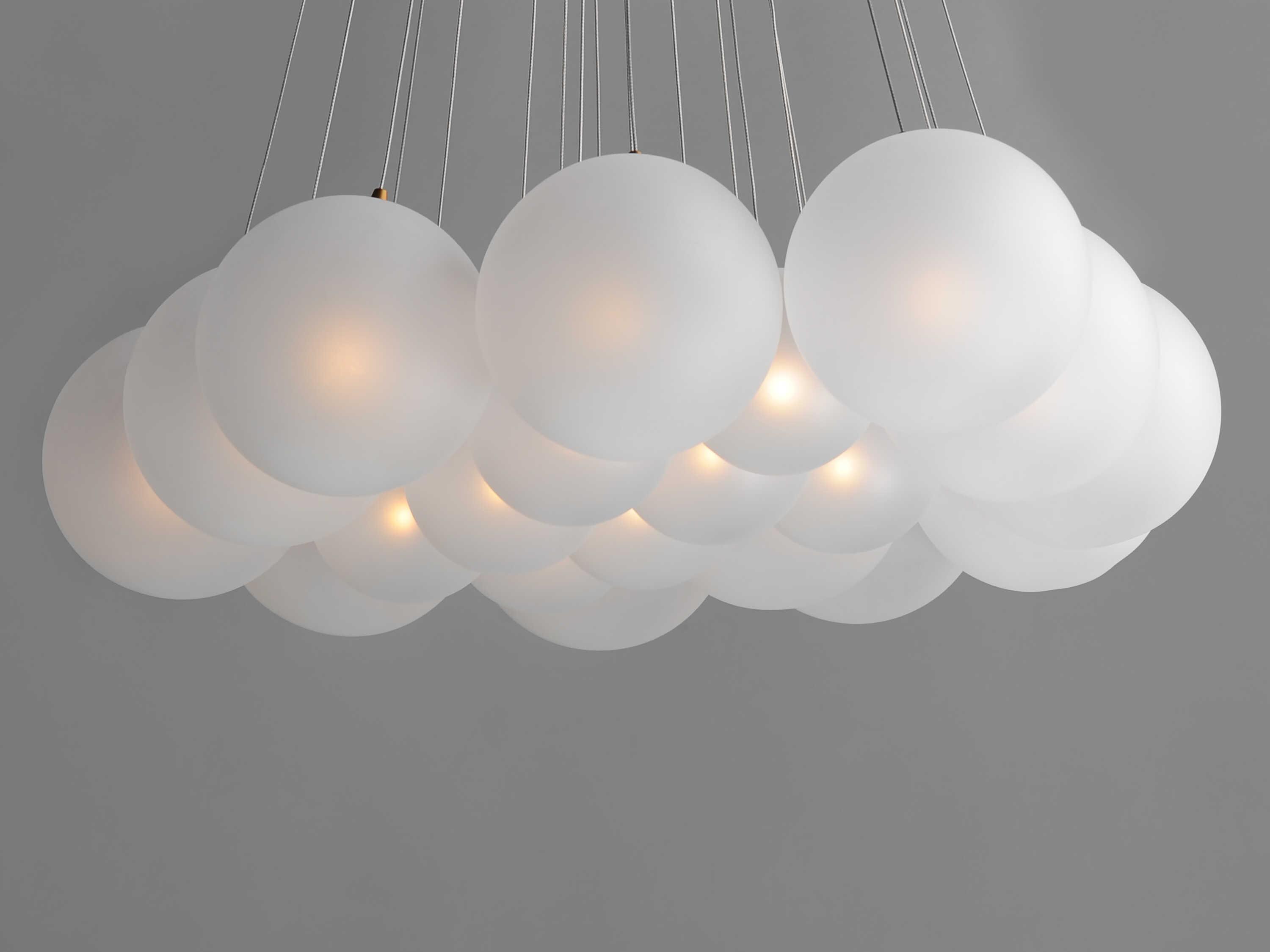 ET2 Burst 20-Light Gold Globe Pendant