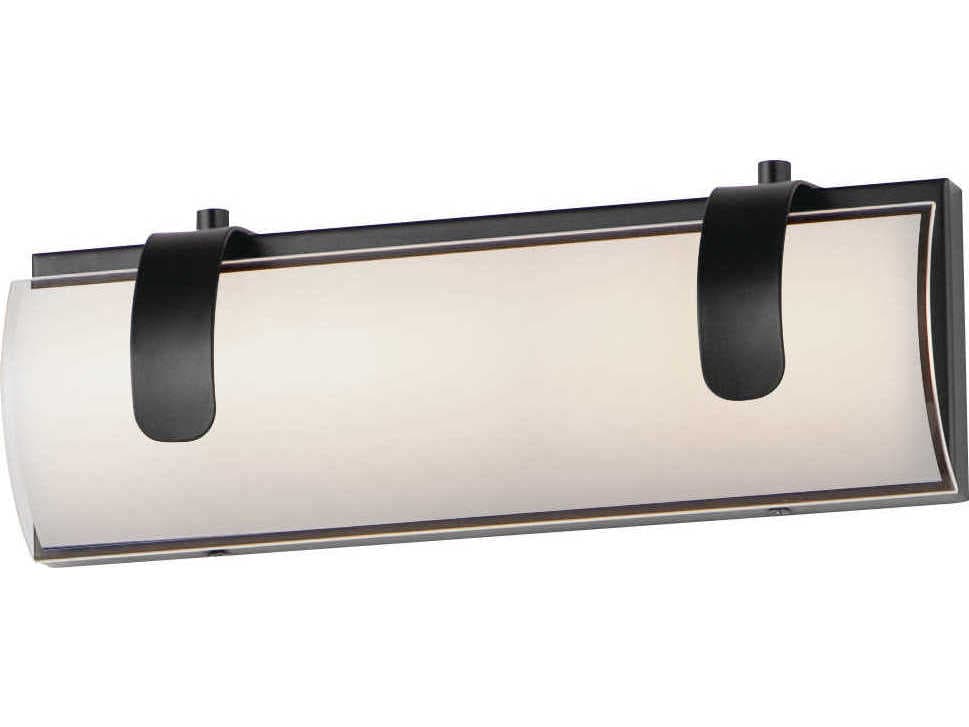 ET2 Clutch 1-Light Black Glass LED Vanity Light