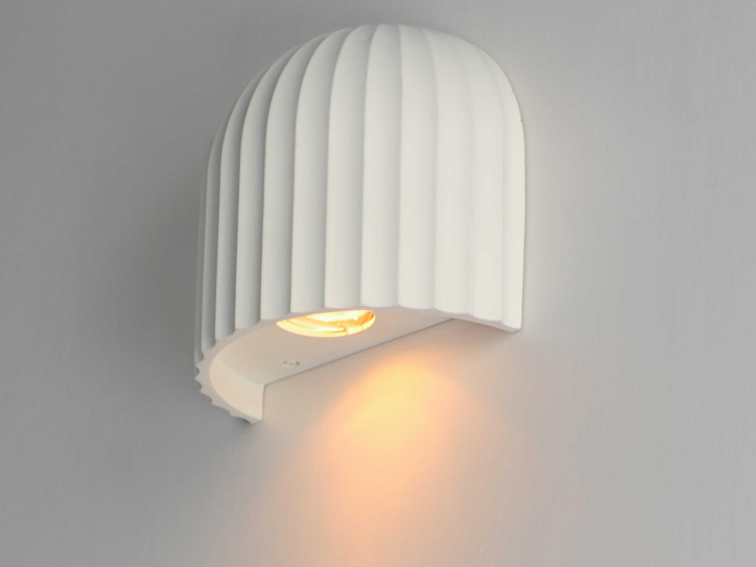 ET2 1-Light Chaulk White Wall Sconce