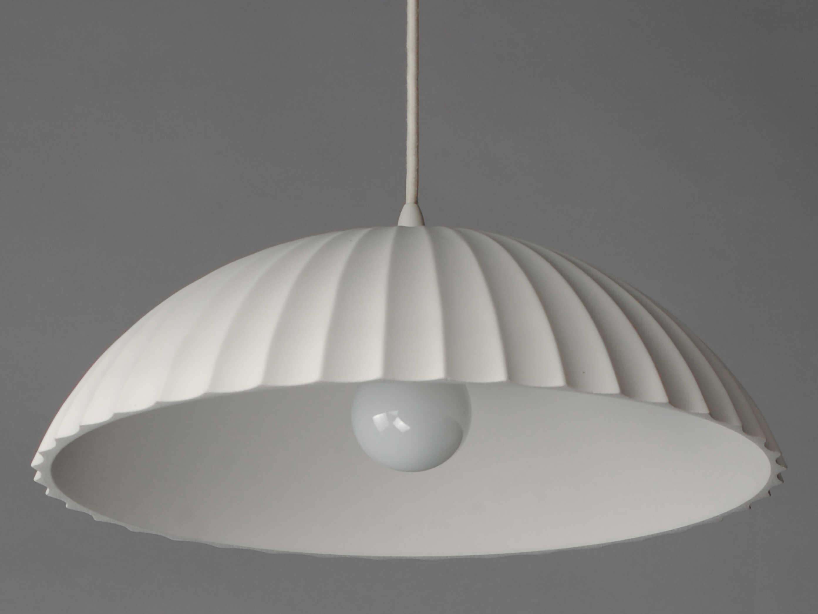 ET2 Basilica 1-Light Chaulk White Dome Pendant