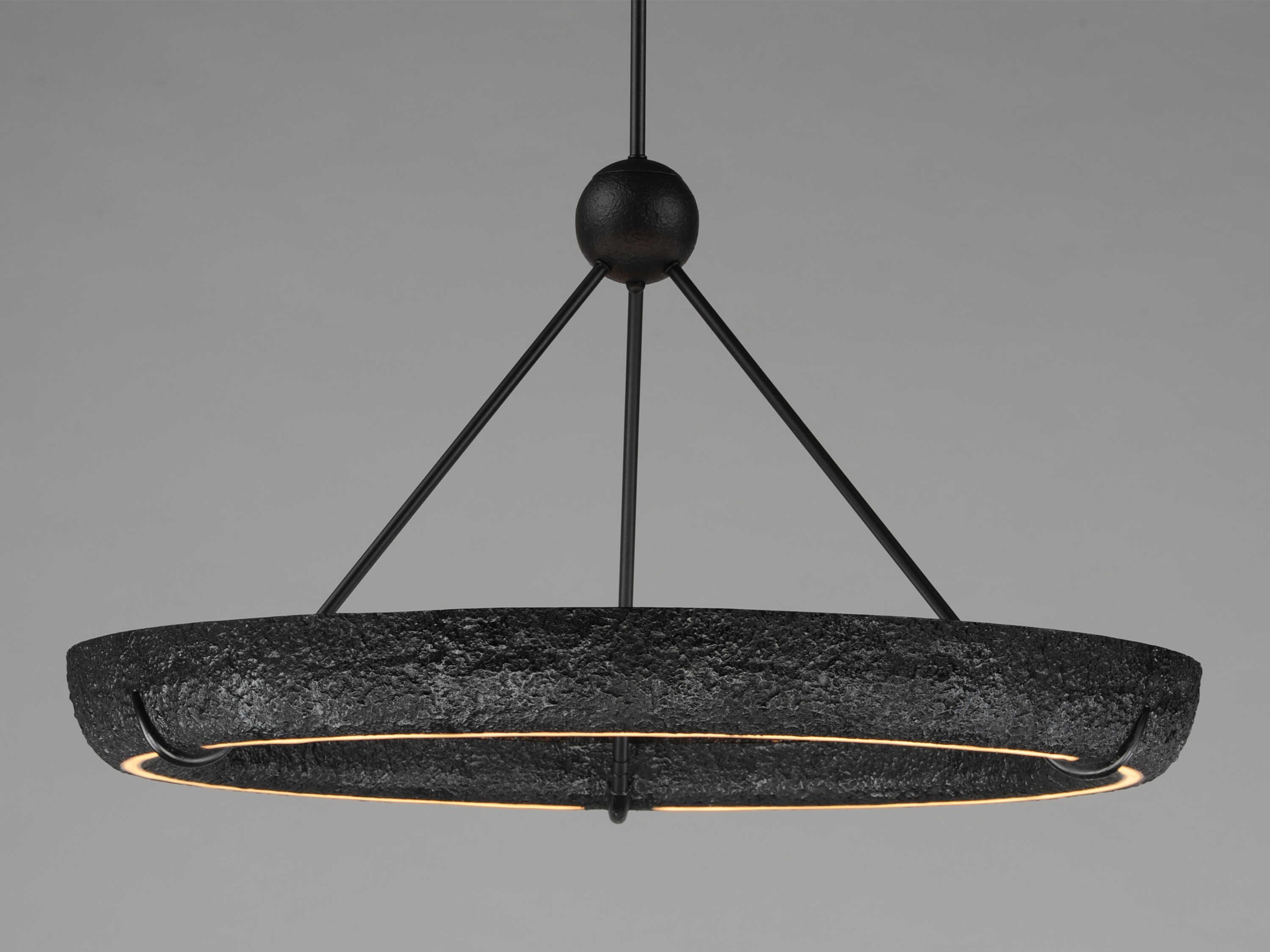 ET2 Geist Black Round Pendant