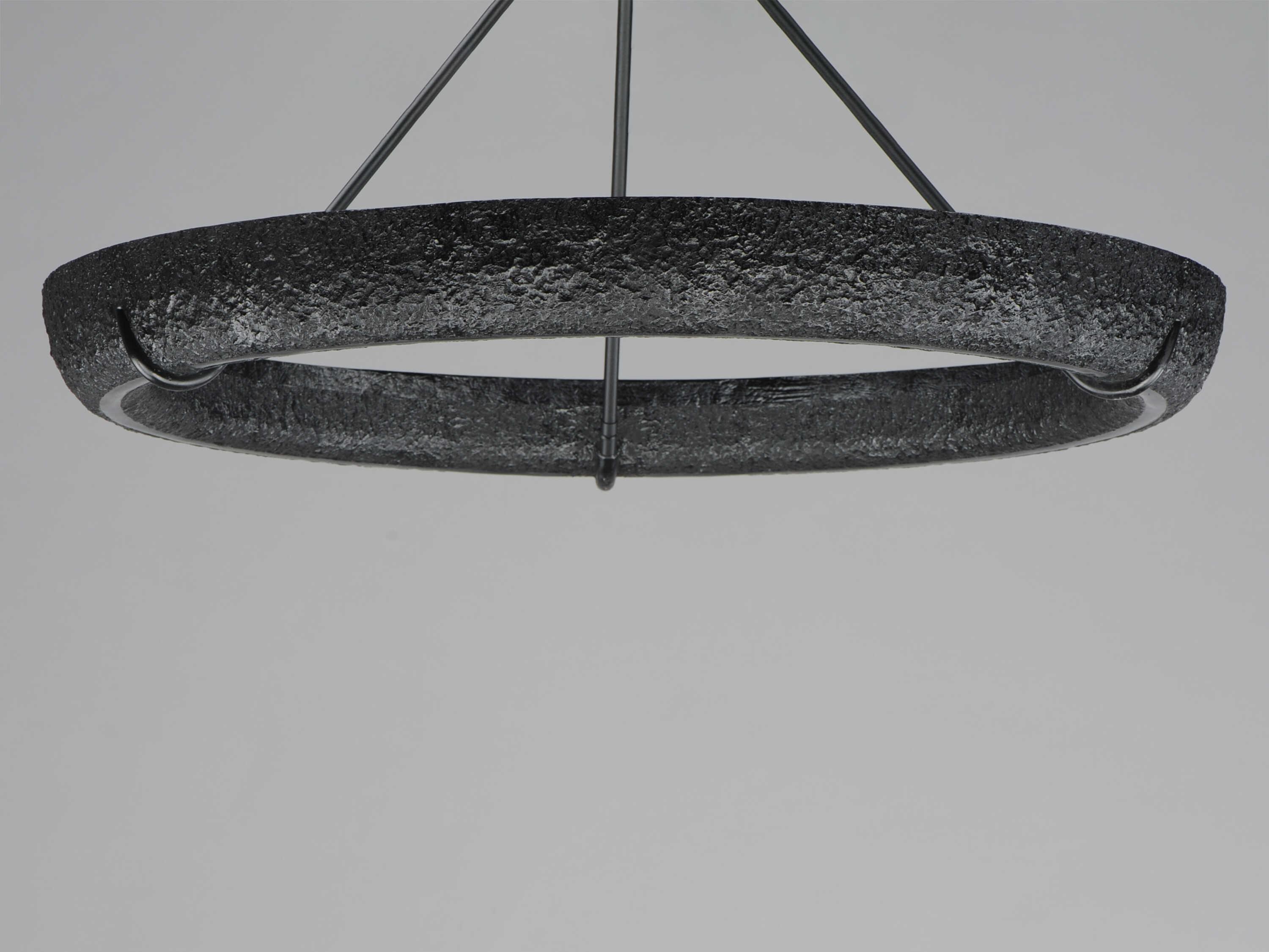 ET2 Geist Black Round Pendant