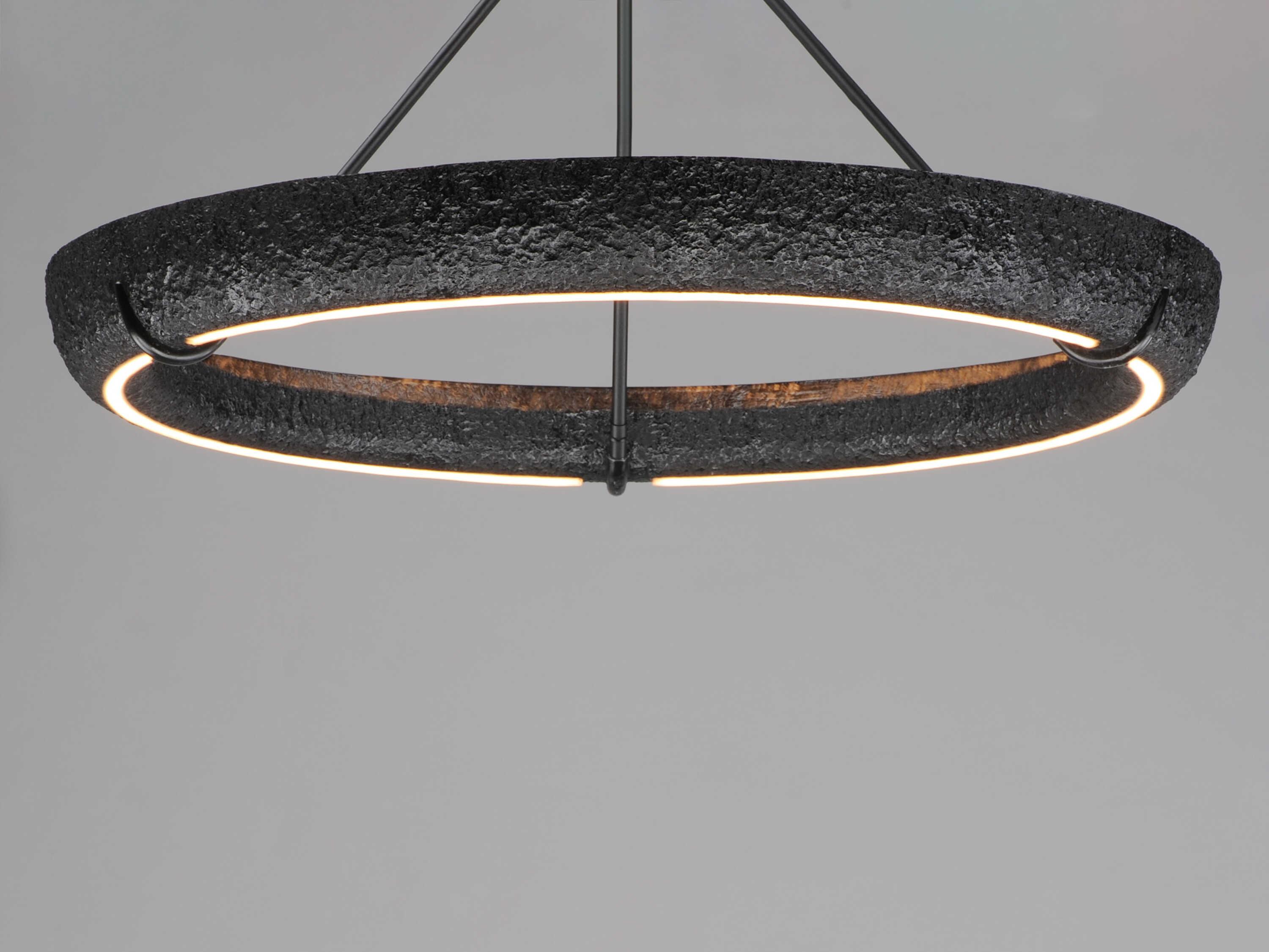 ET2 Geist Black Round Pendant