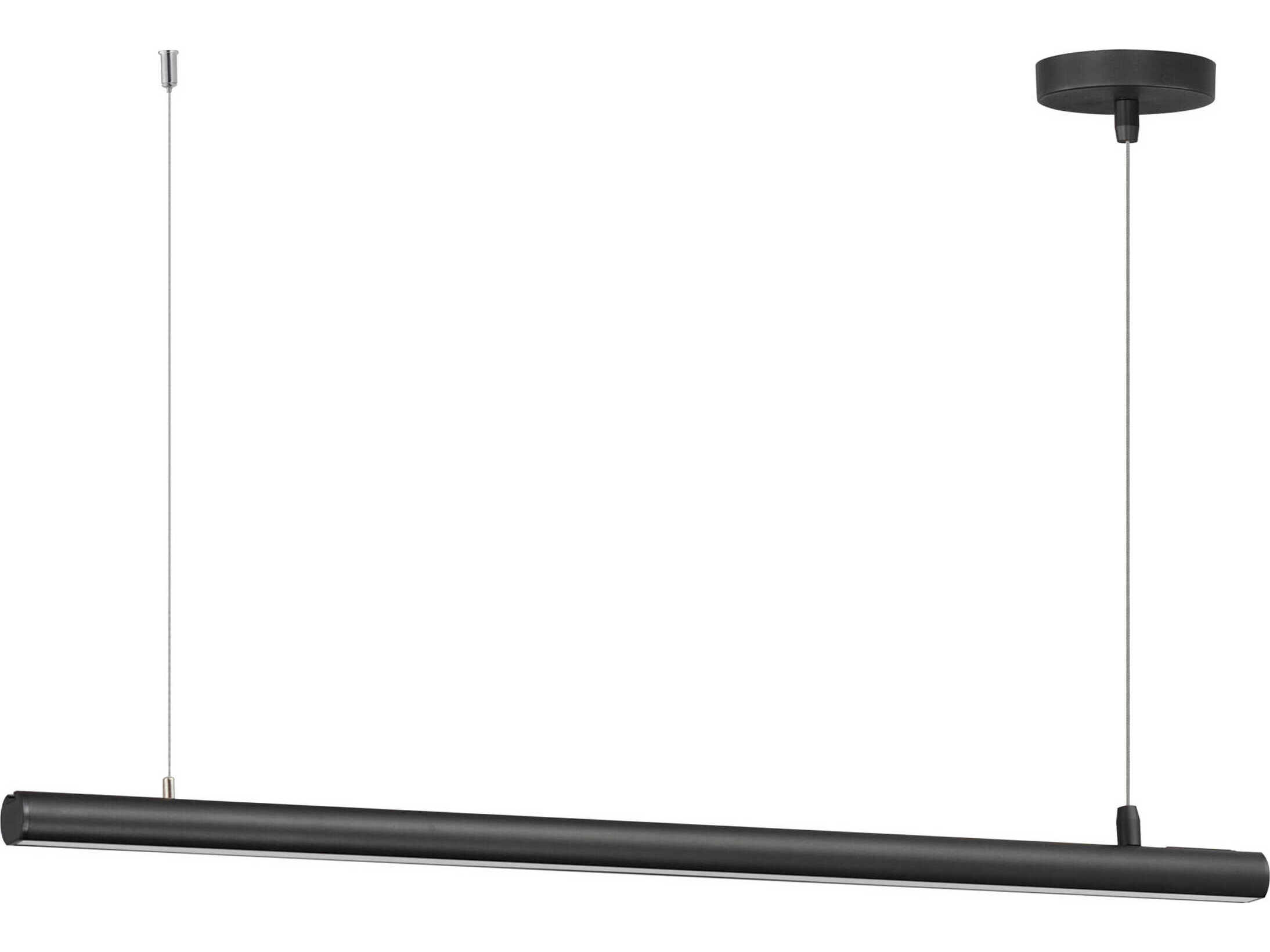 ET2 Continuum 1-Light Black LED Linear Island Pendant