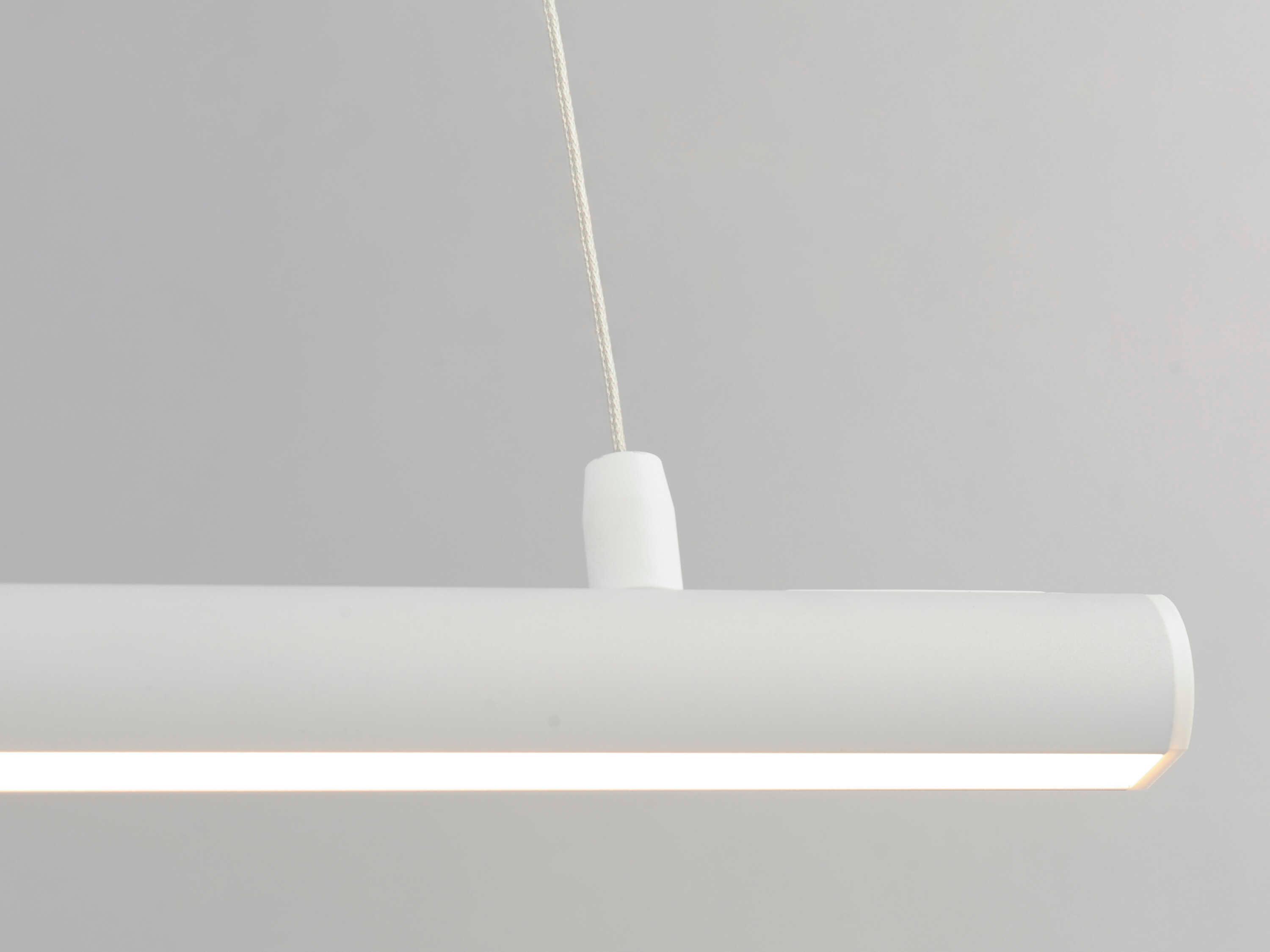 ET2 Continuum 1-Light White LED Linear Island Pendant