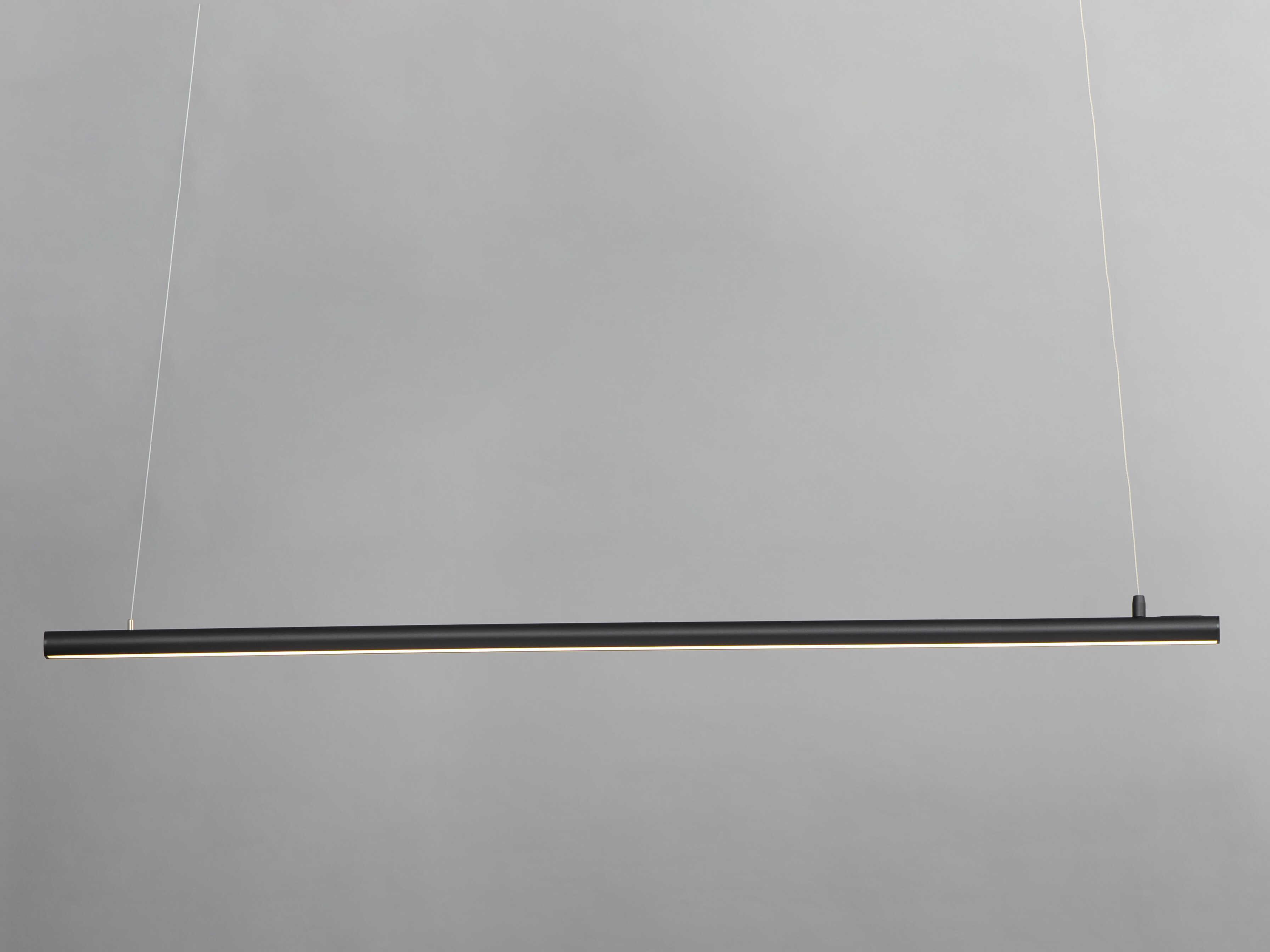 ET2 Continuum 1-Light Black LED Linear Island Pendant