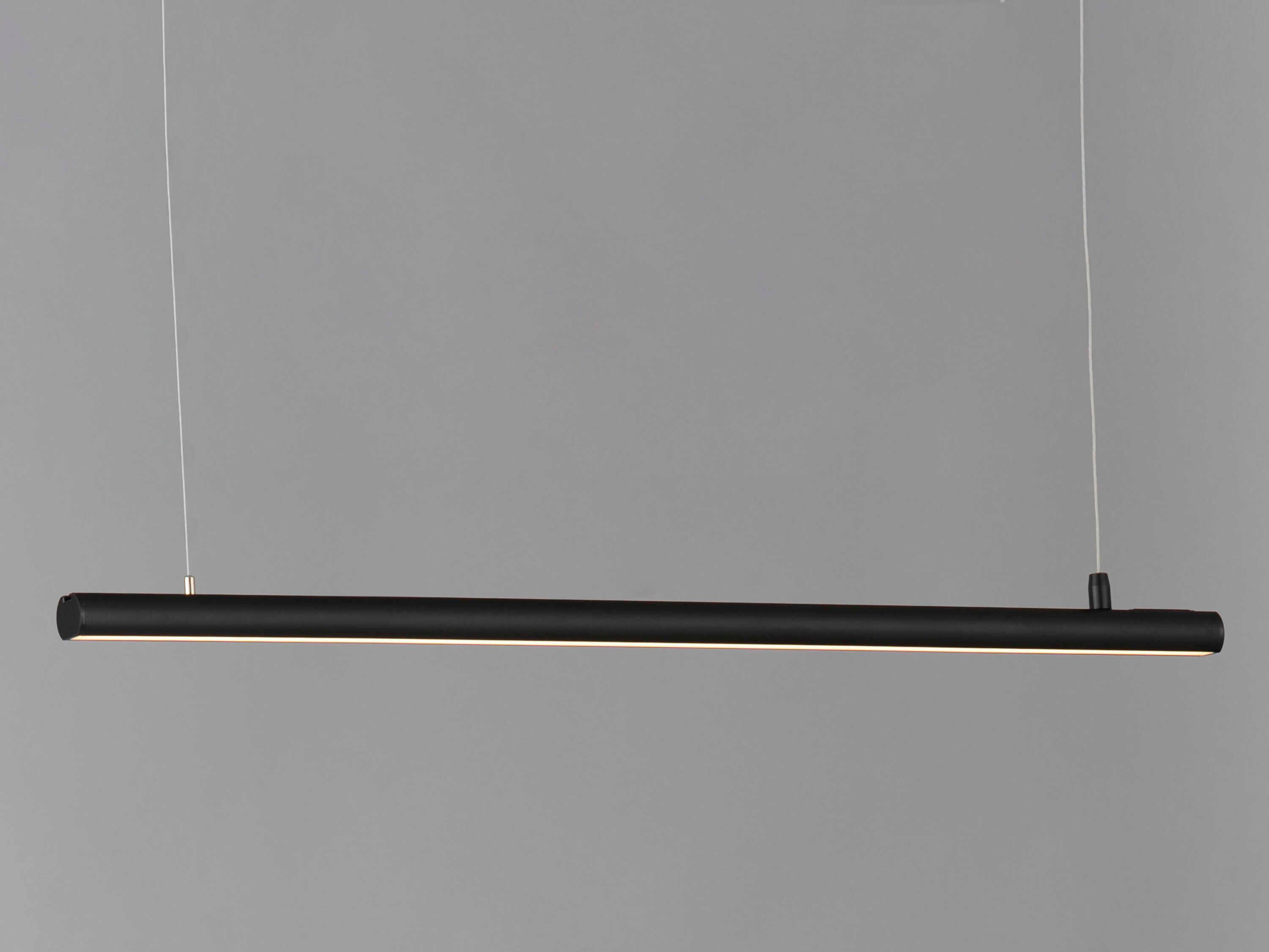 ET2 Continuum 1-Light Black LED Linear Island Pendant