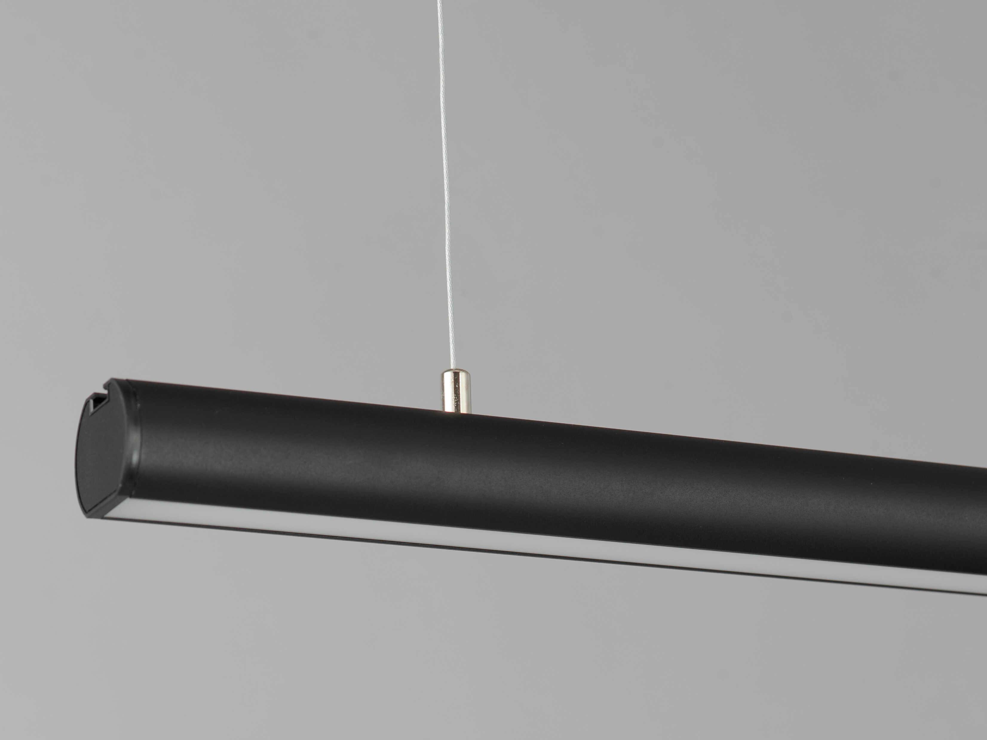ET2 Continuum 1-Light Black LED Linear Island Pendant