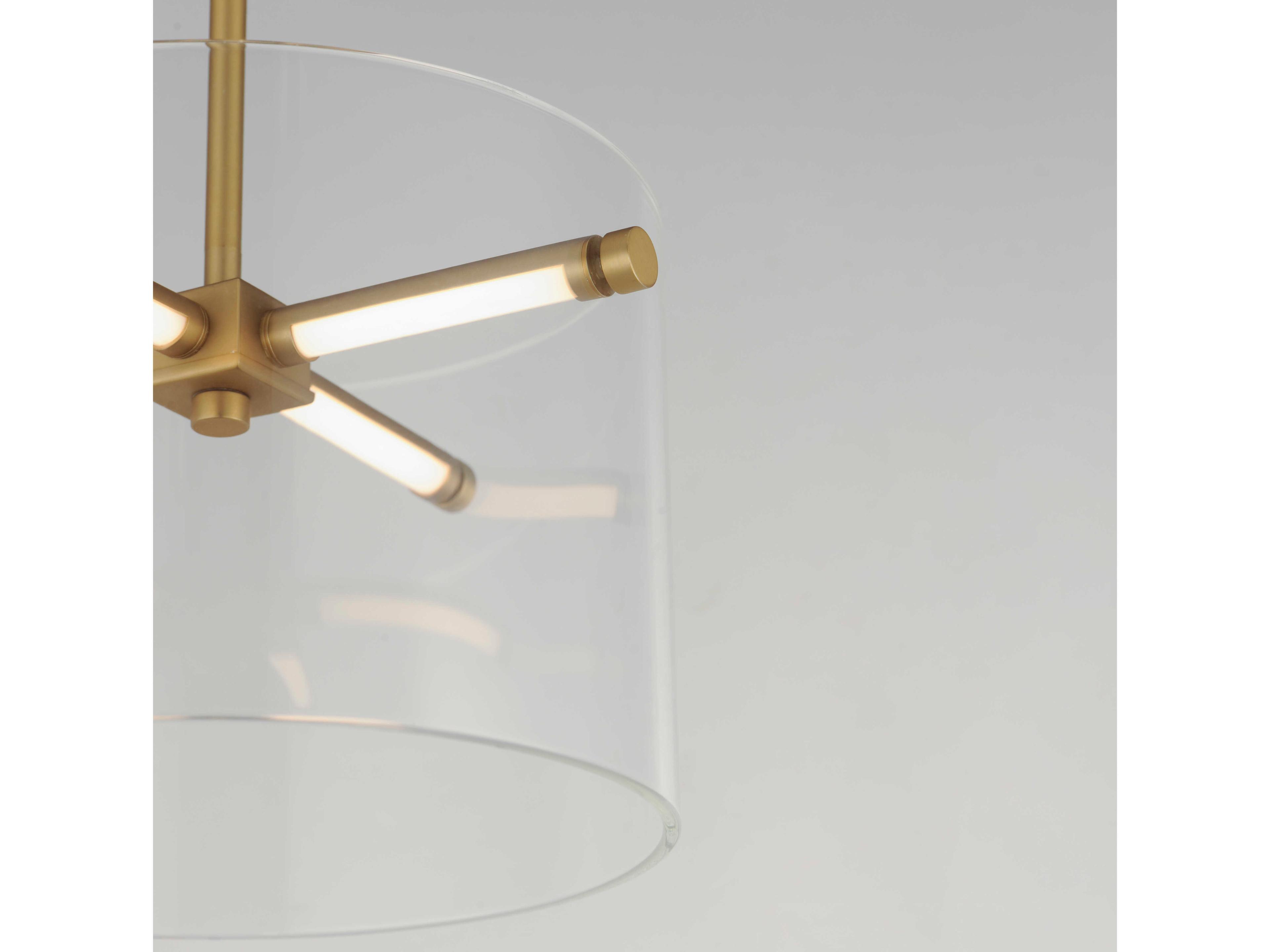ET2 Polo 1-Light Gold Cylinder Mini Pendant