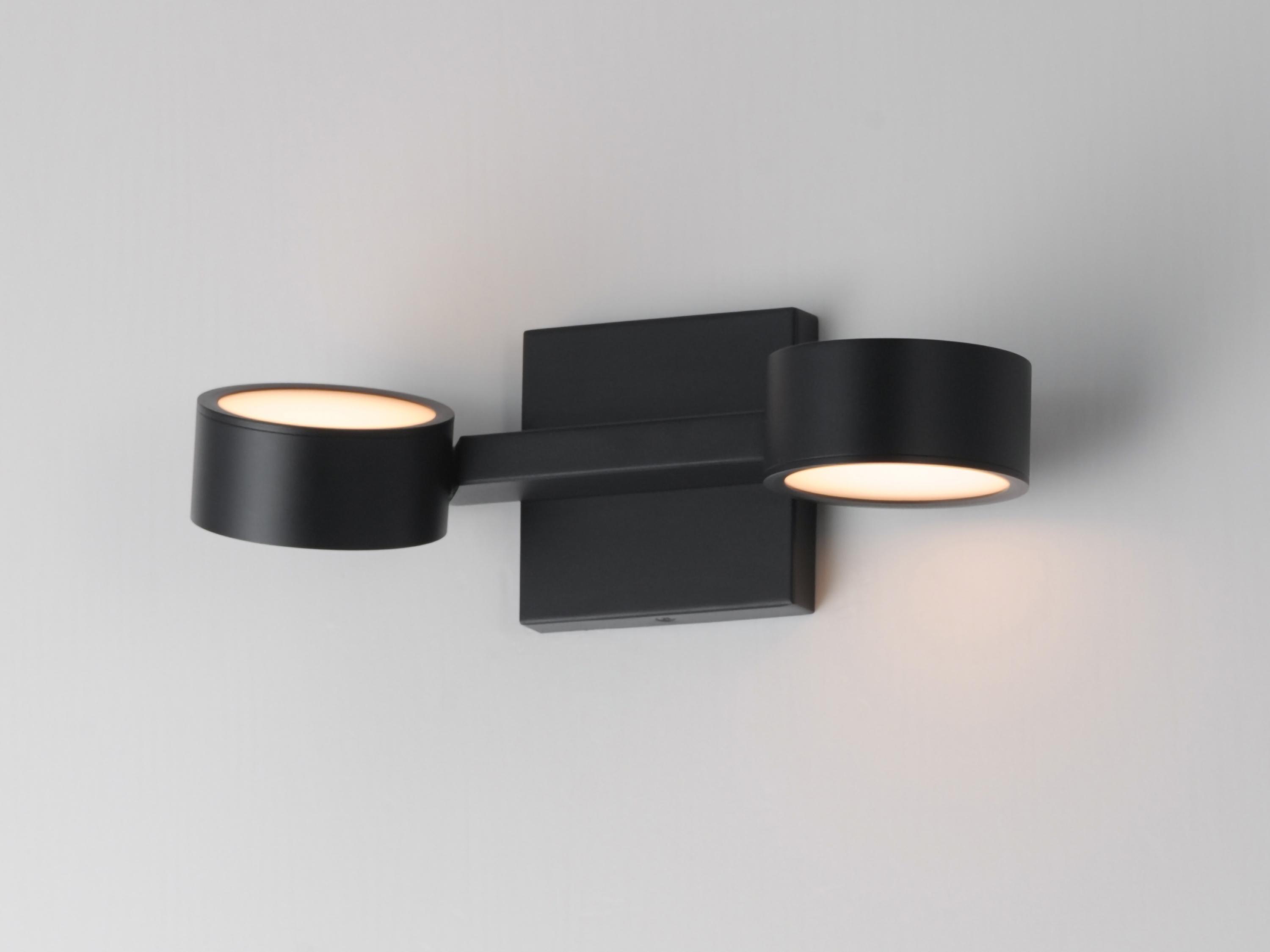ET2 Embrace 2-Light Black Wall Sconce