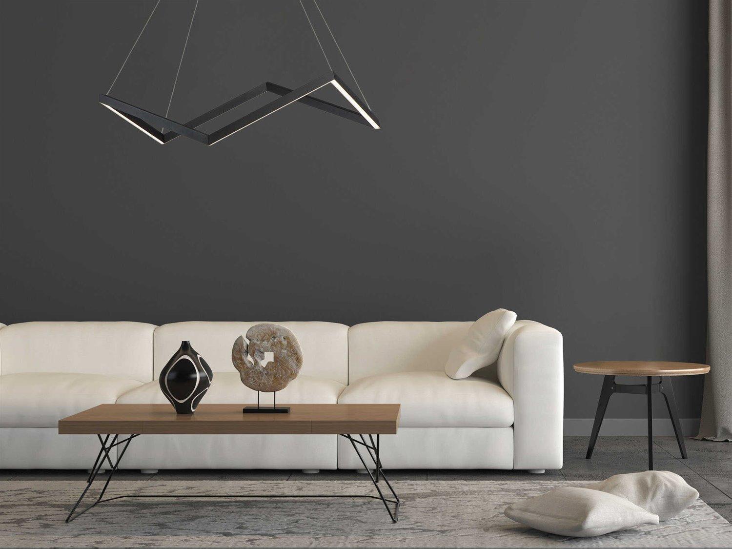 ET2 Stealth 1-Light Black LED Geometric Pendant