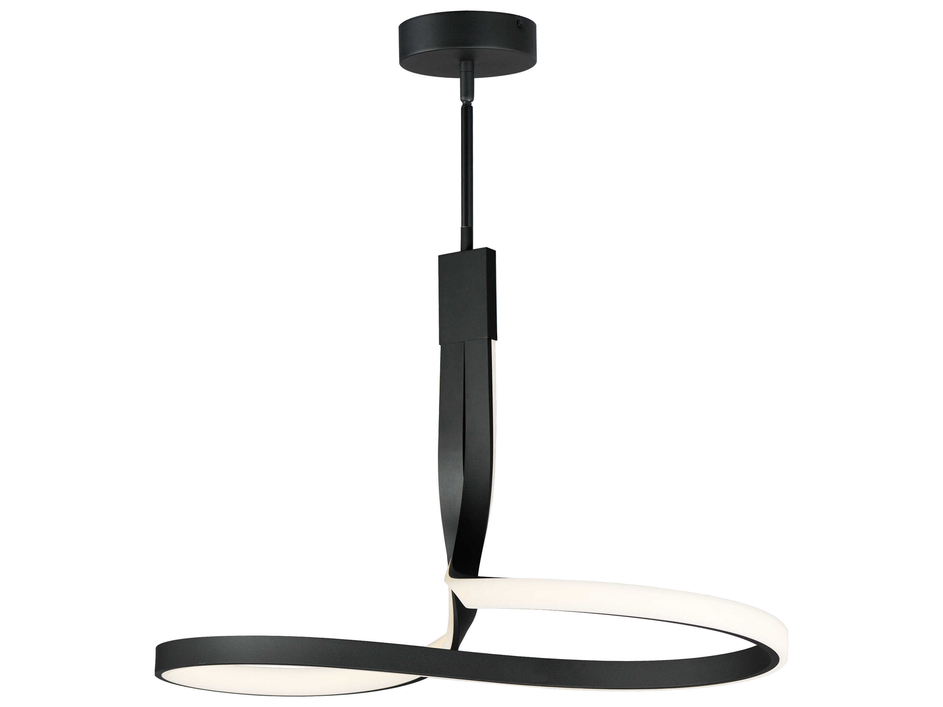 ET2 Serpentine 1-Light Black Pendant