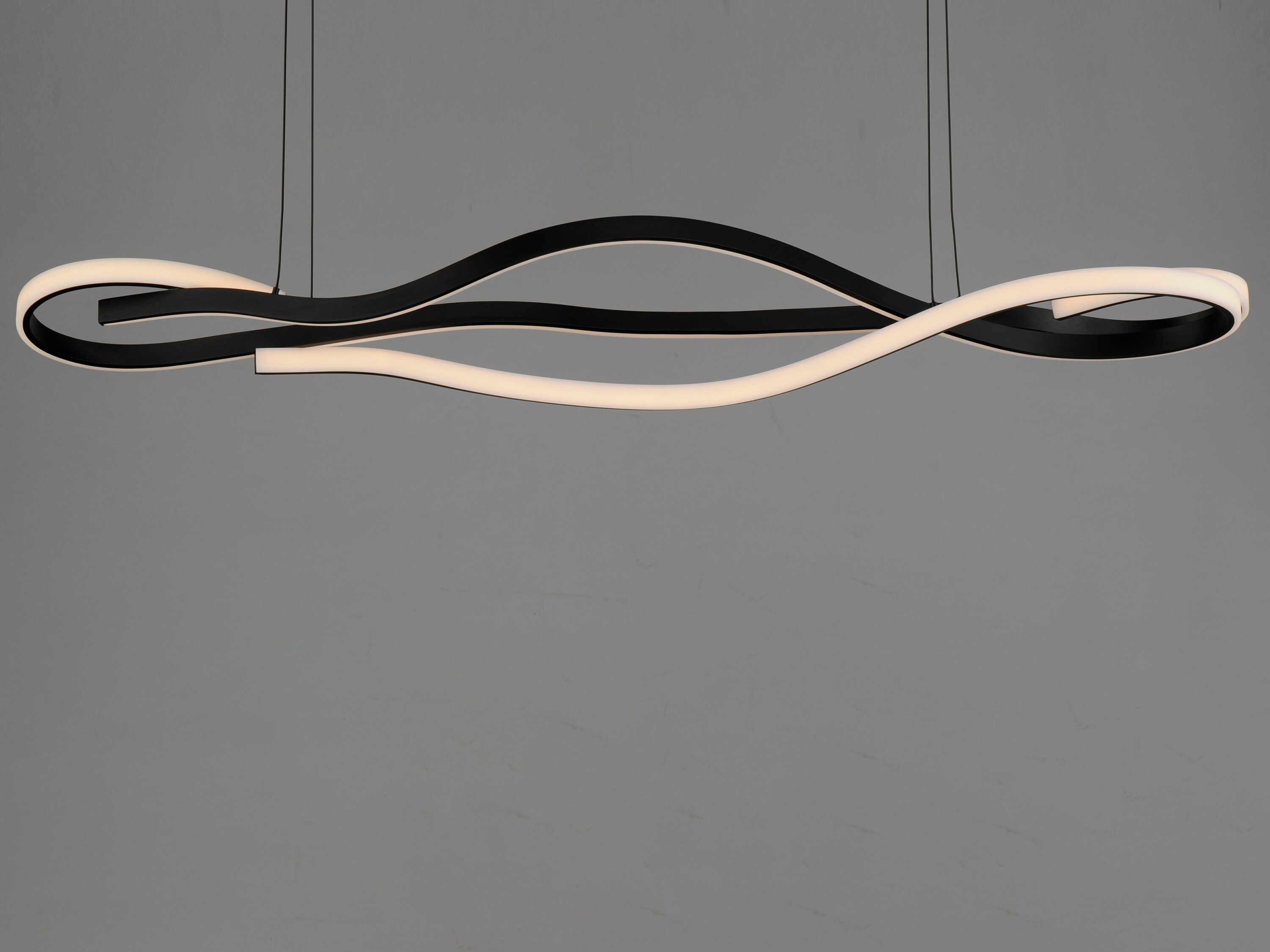 ET2 Serpentine 2-Light Black Island Pendant