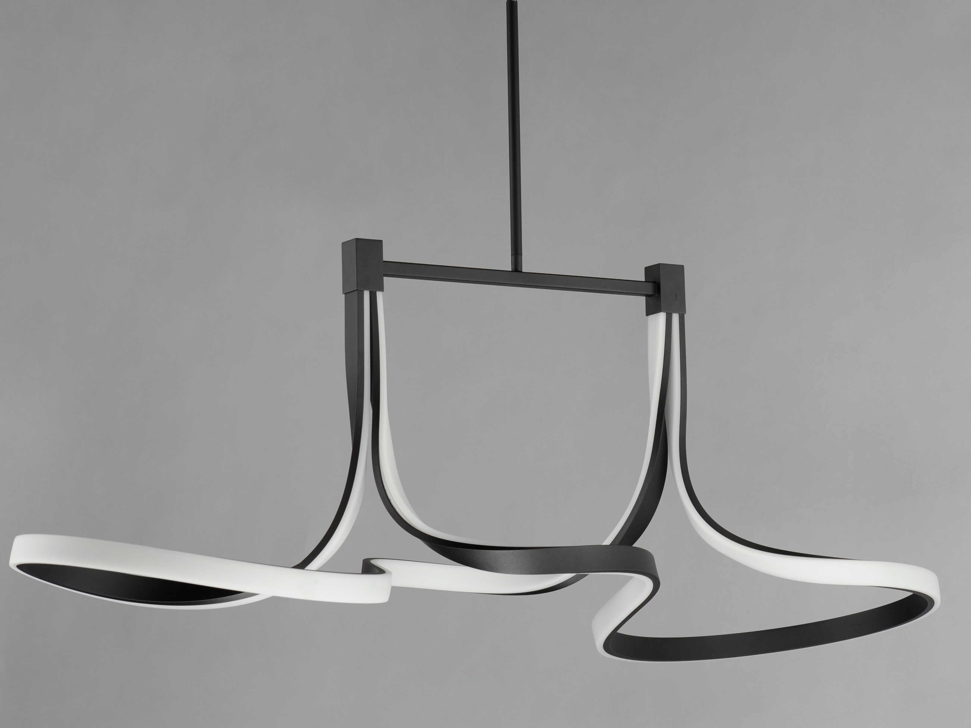 ET2 Serpentine 2-Light Black Island Pendant