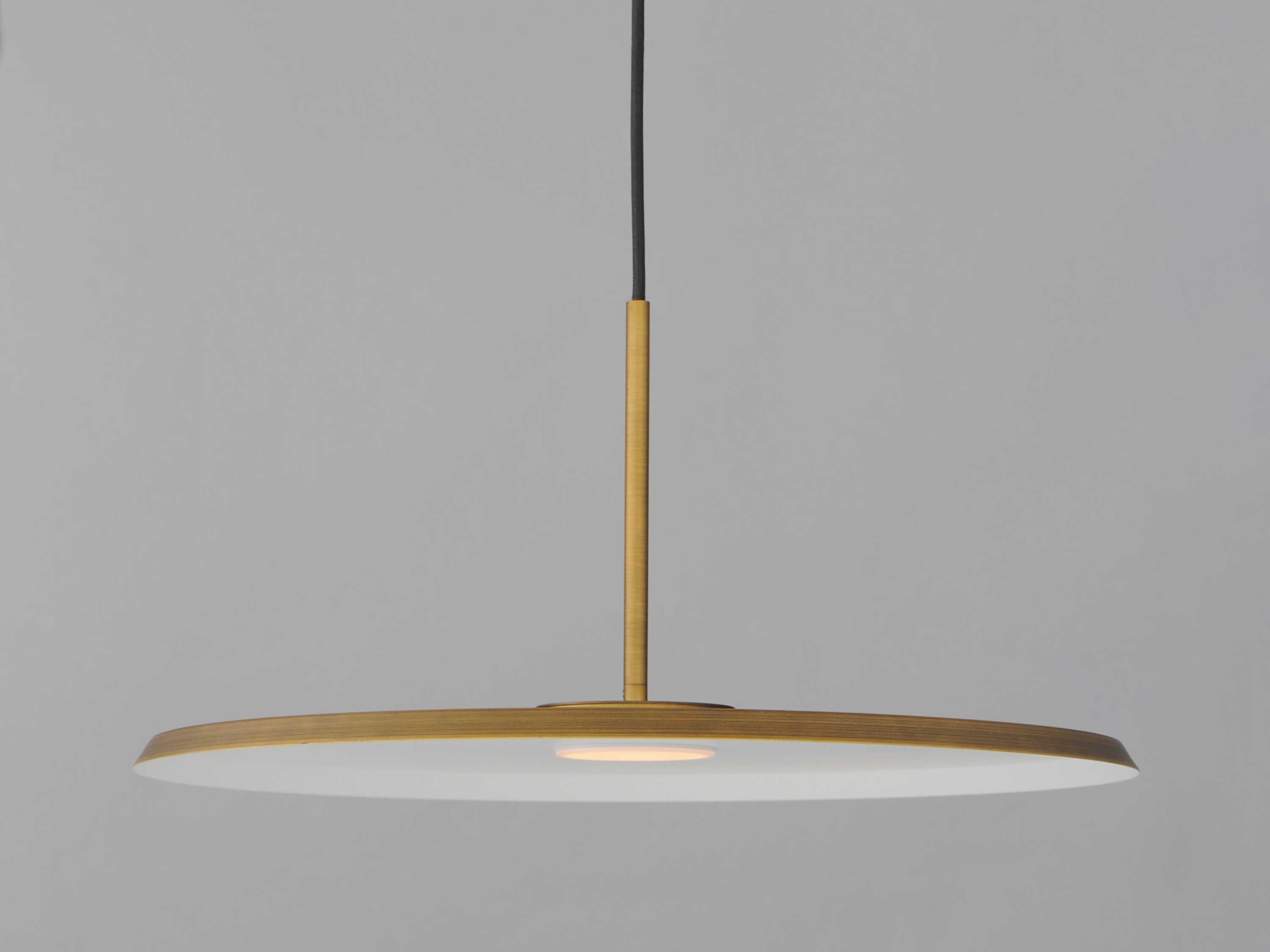 ET2 Berliner 1-Light Antique Brass LED Pendant