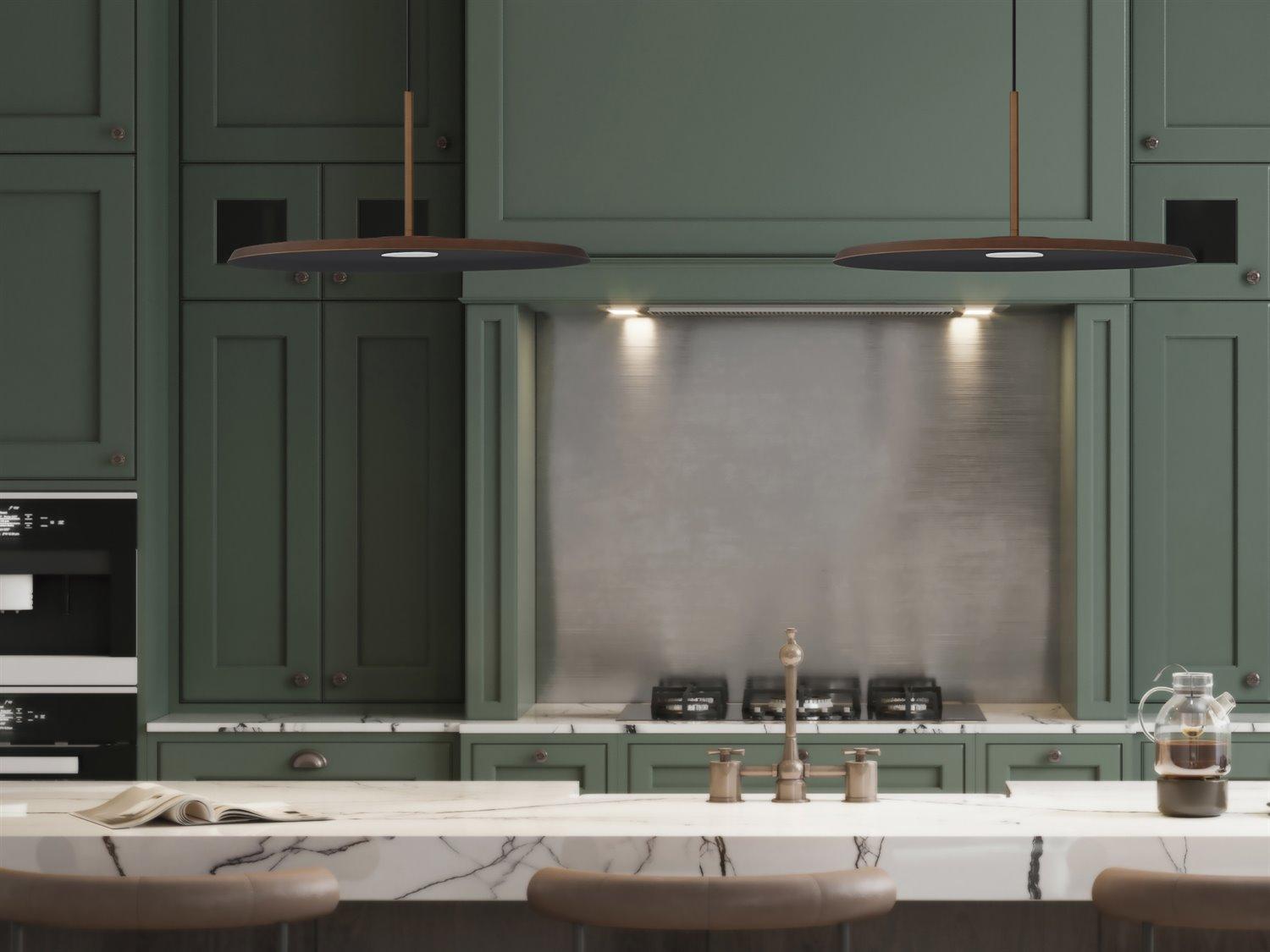 ET2 Berliner 1-Light Antique Copper LED Pendant