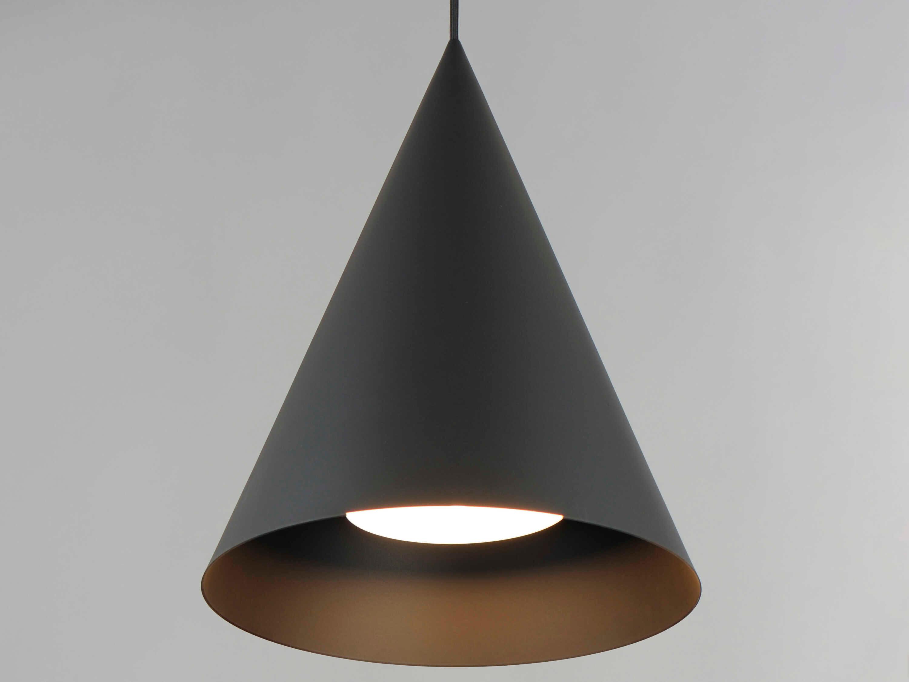 ET2 Pitch 1-Light Black LED Pendant