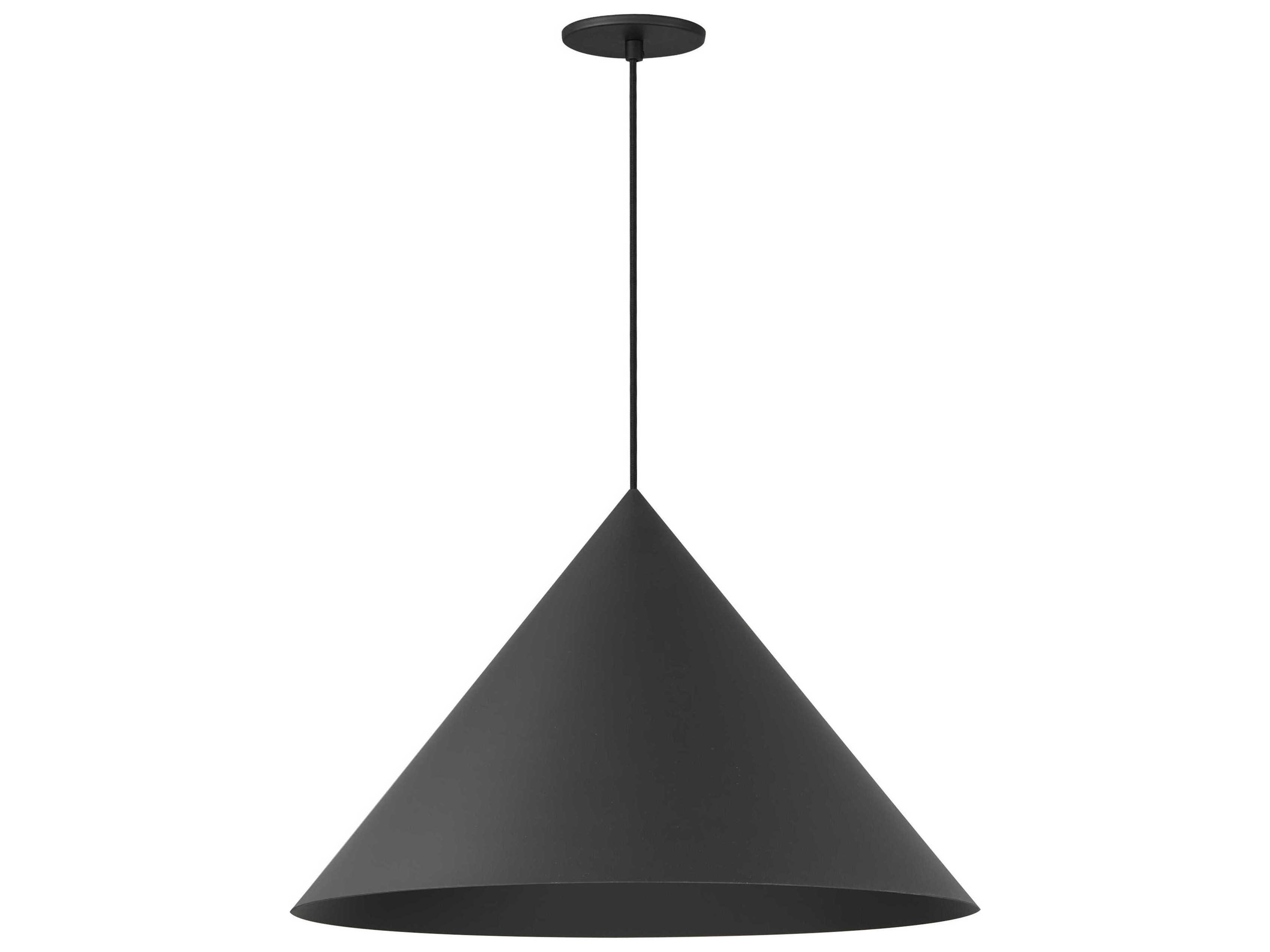 ET2 Pitch 1-Light Black LED Pendant
