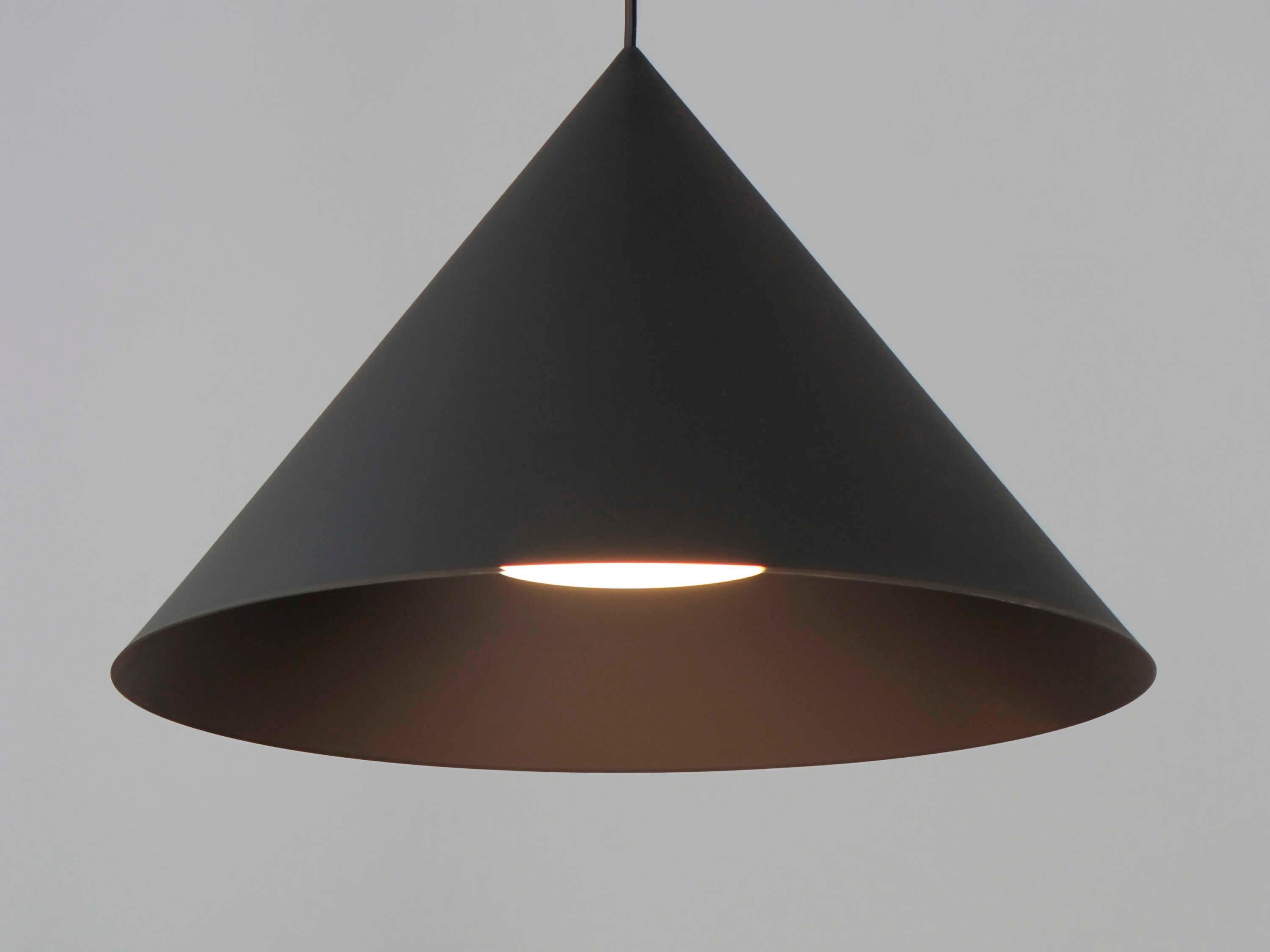 ET2 Pitch 1-Light Black LED Pendant