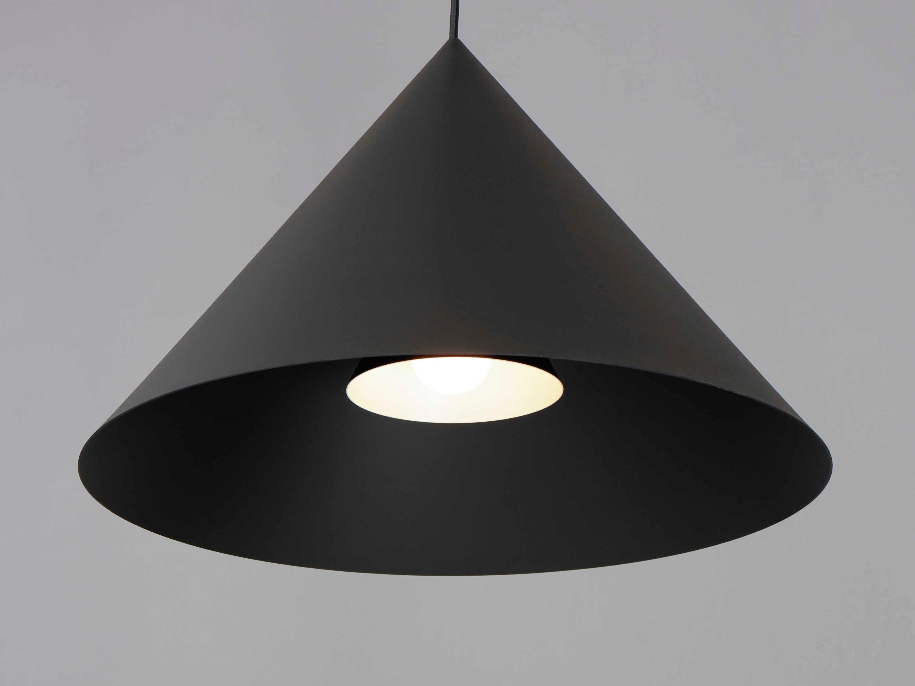ET2 Pitch 1-Light Black LED Pendant