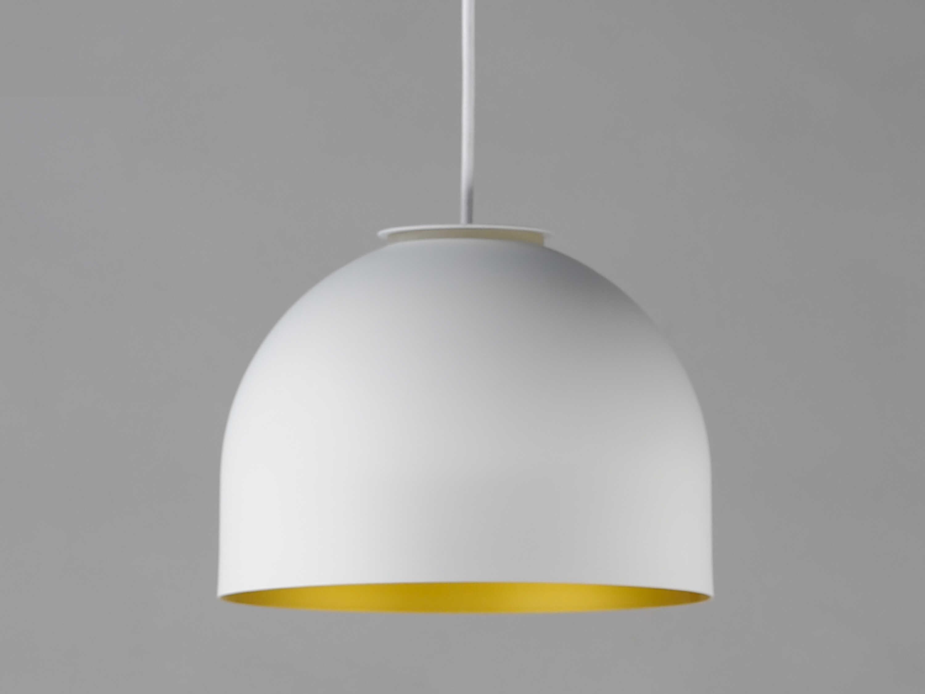 ET2 1-Light White Gold Dome Mini Pendant