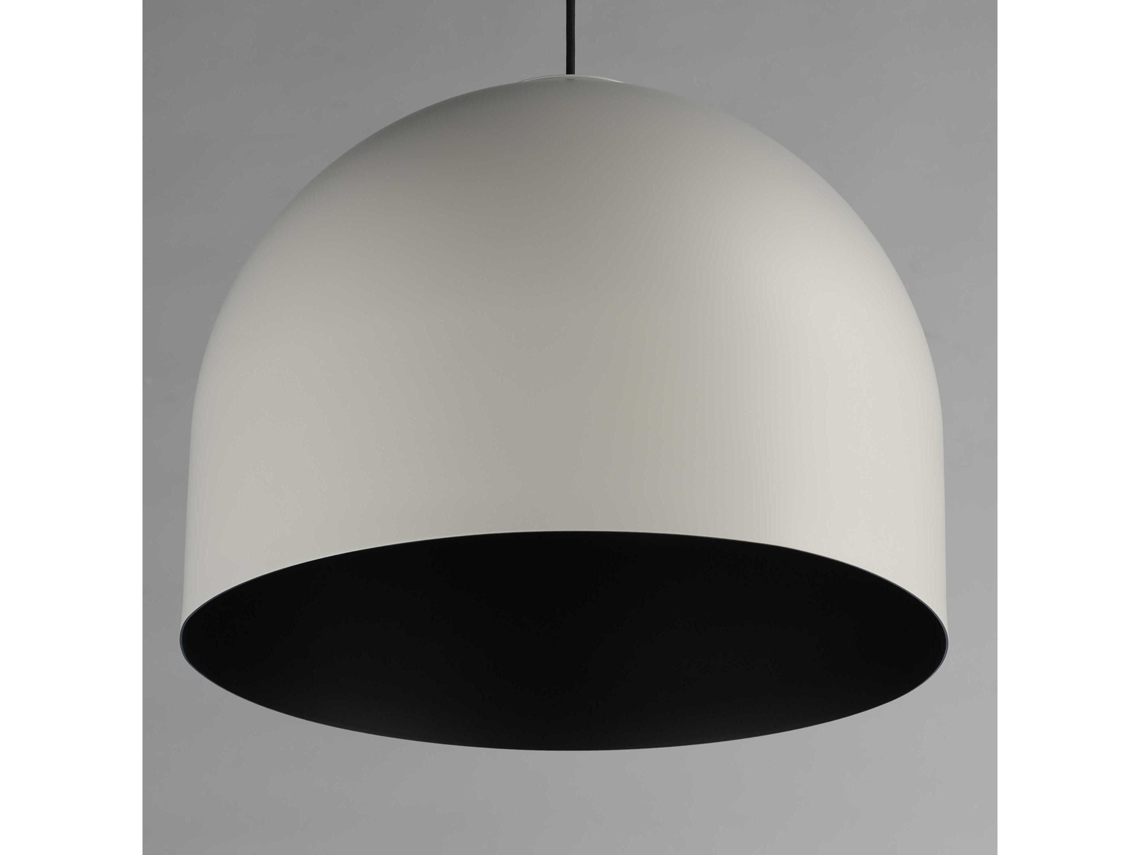 ET2 Foster 1-Light Gray Black Dome Pendant