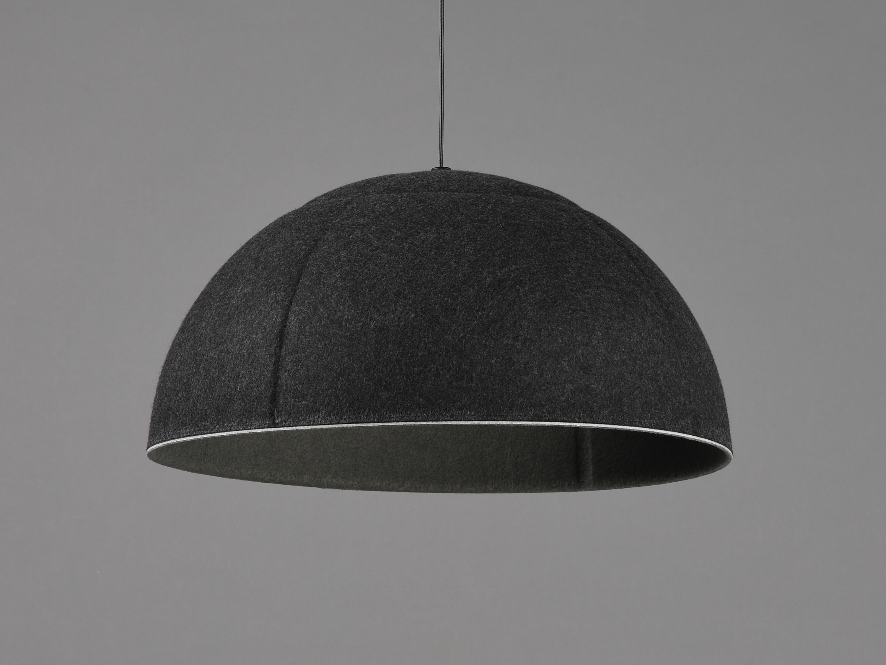 ET2 Wimbledon 1-Light Dark Gray Black Dome Pendant