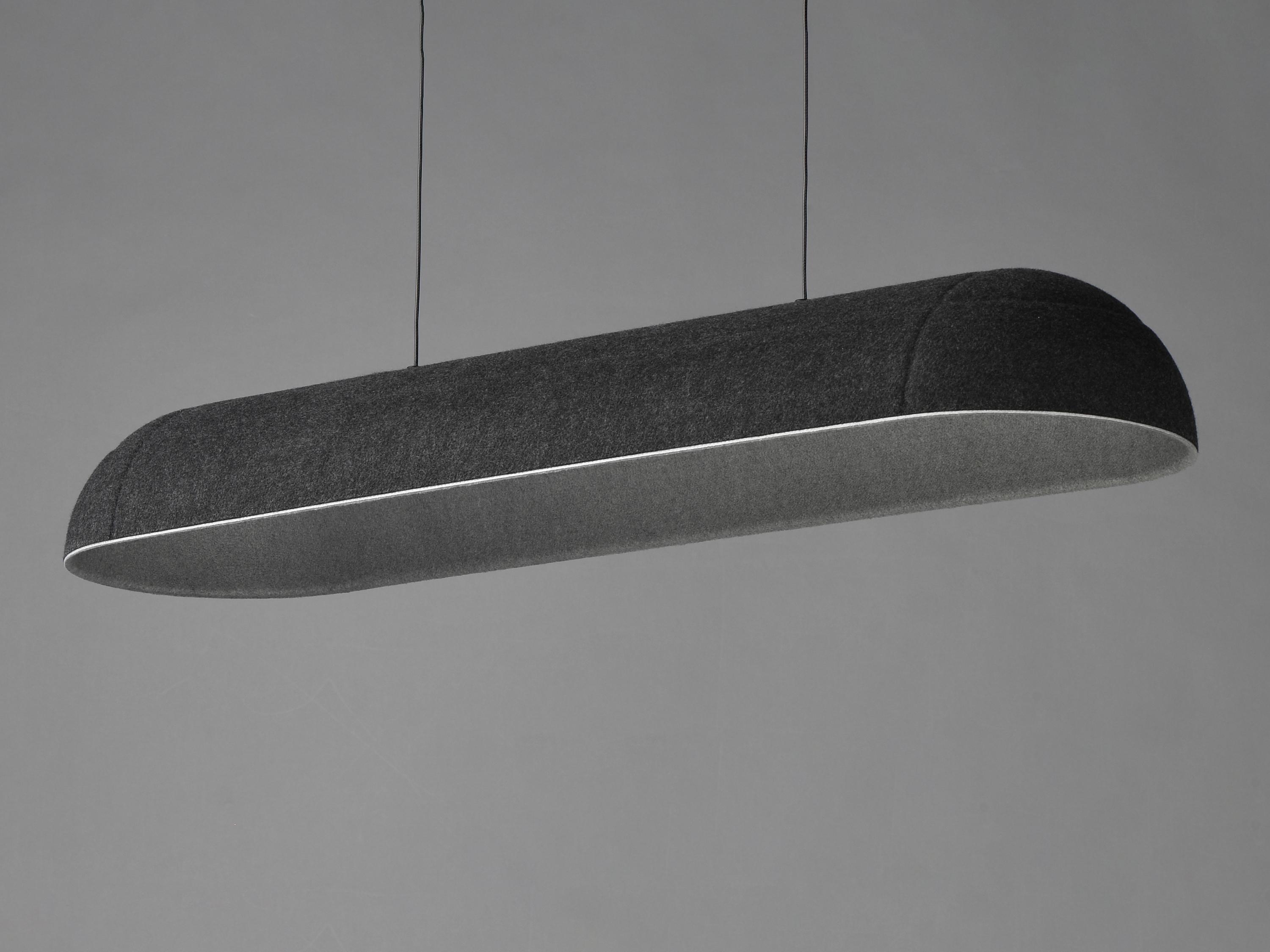 ET2 Wimbledon 1-Light Dark Gray Black Linear Island Pendant