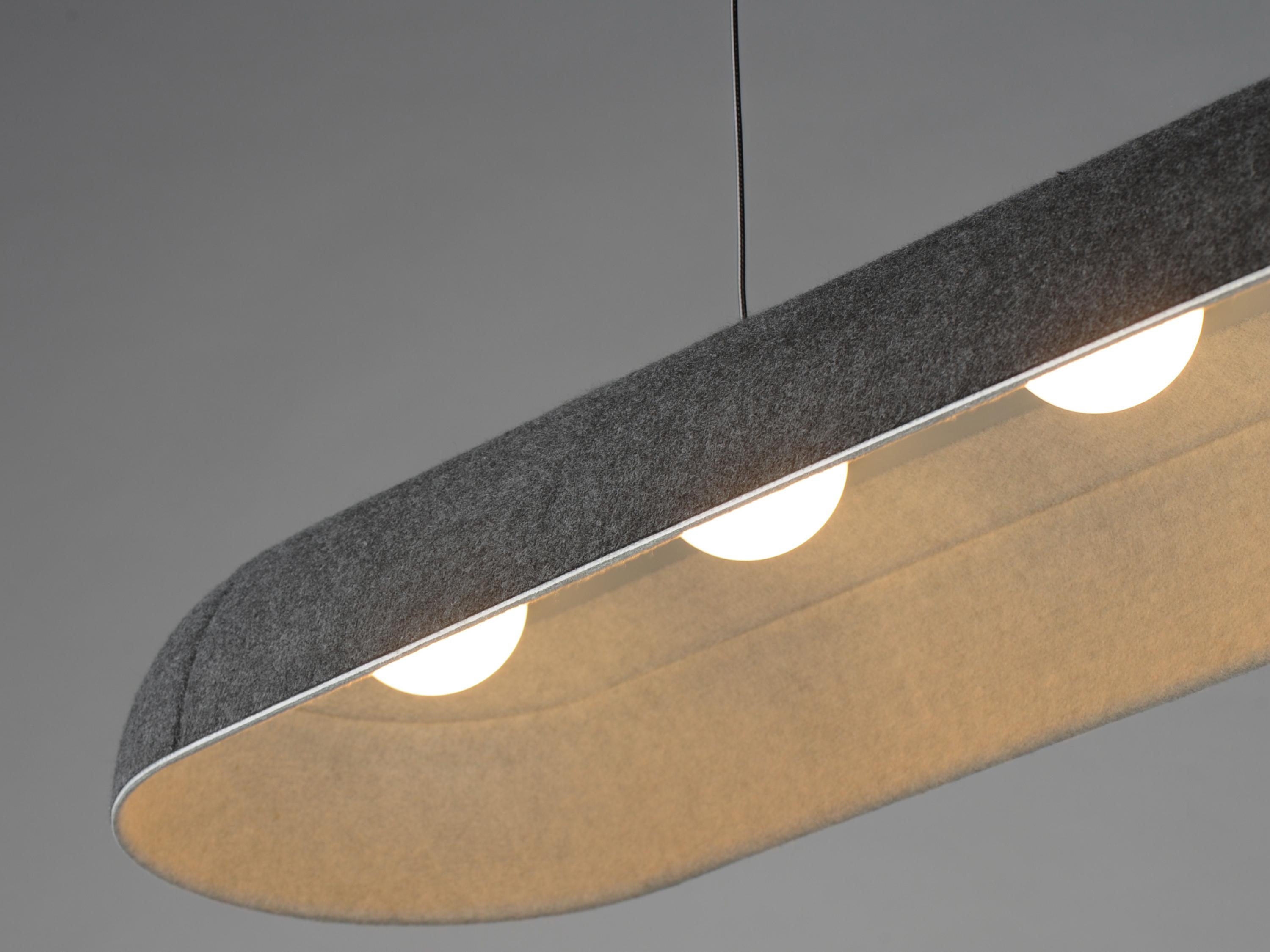 ET2 Wimbledon 1-Light Dark Gray Black Linear Island Pendant