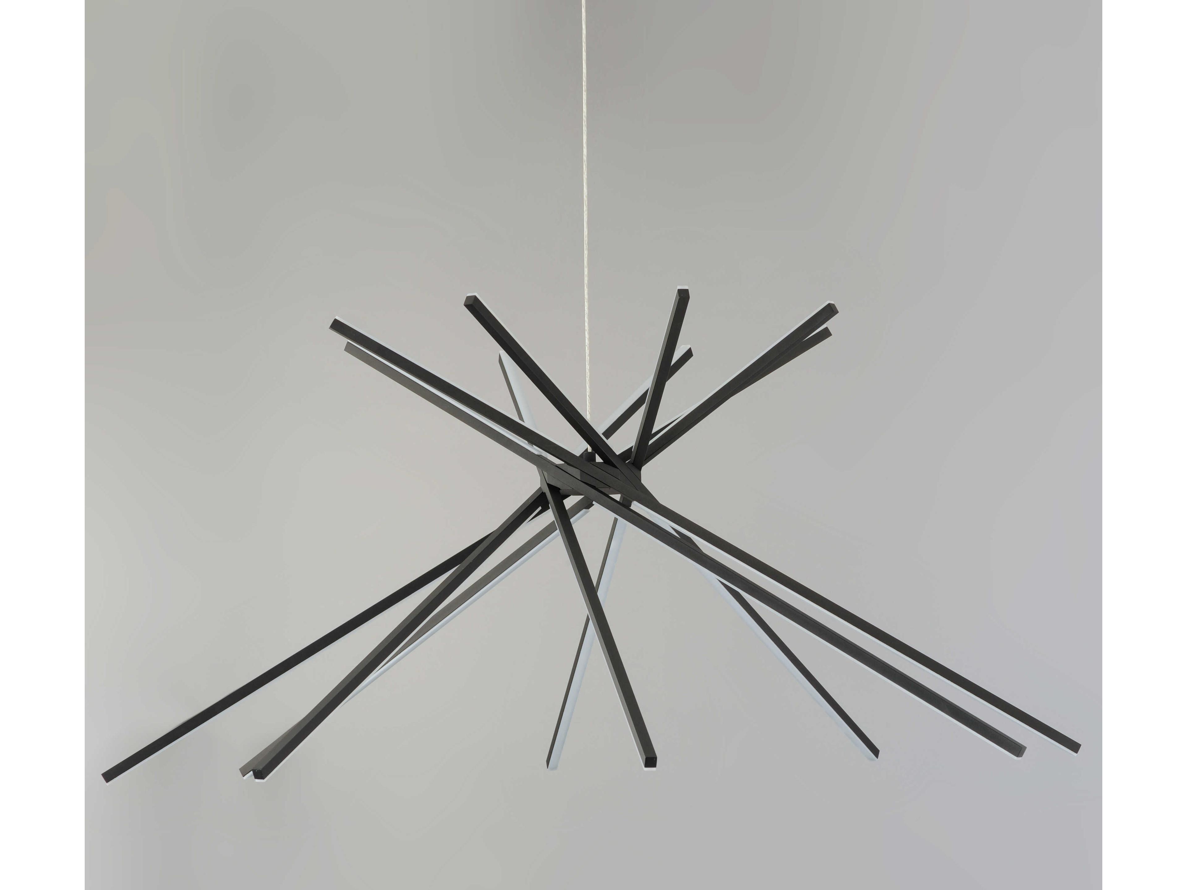 ET2 Alumilux Aster 8-Light Black LED Linear Pendant