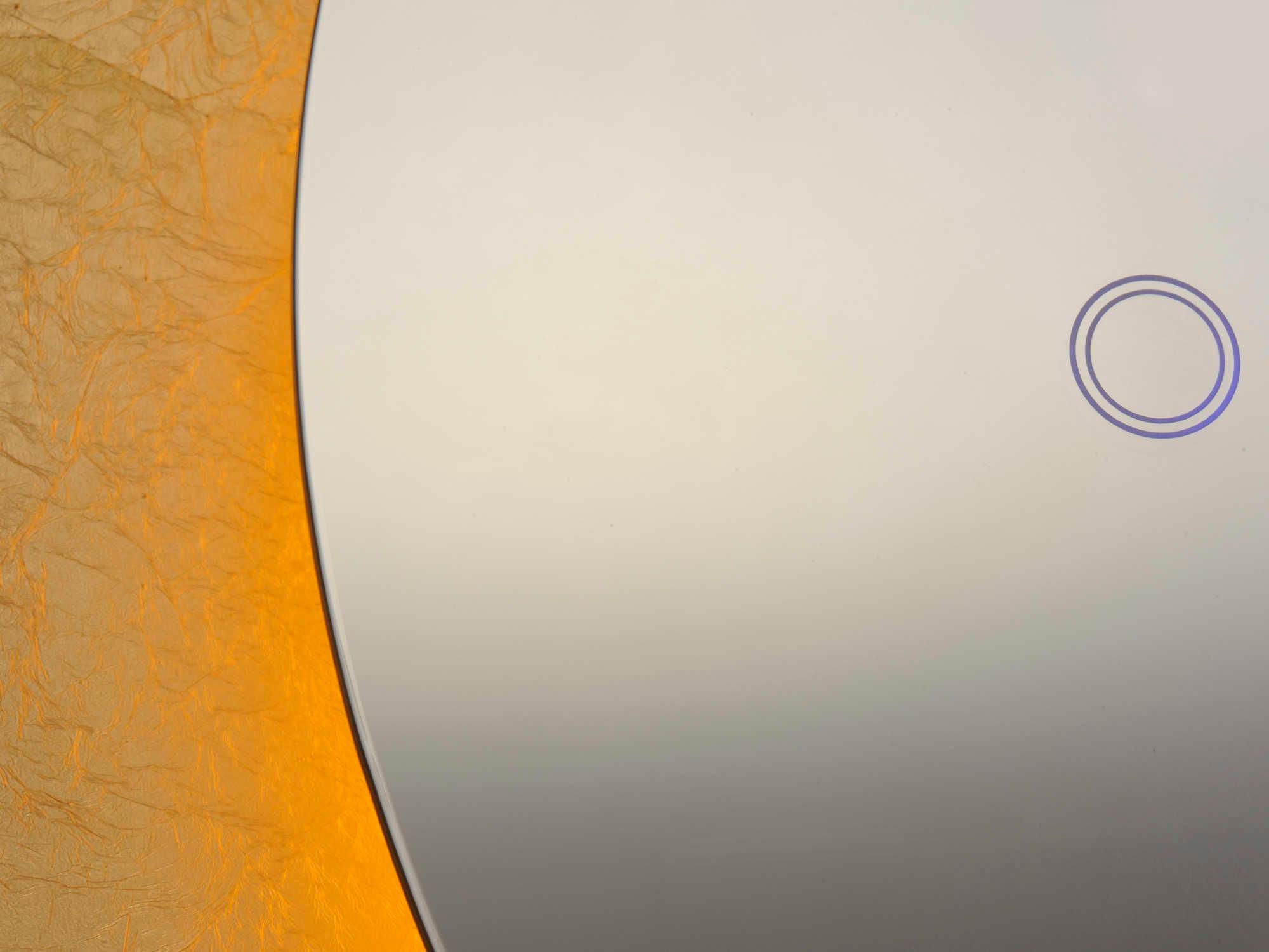 ET2 Floating Gold Leaf / Black Wall Mirror