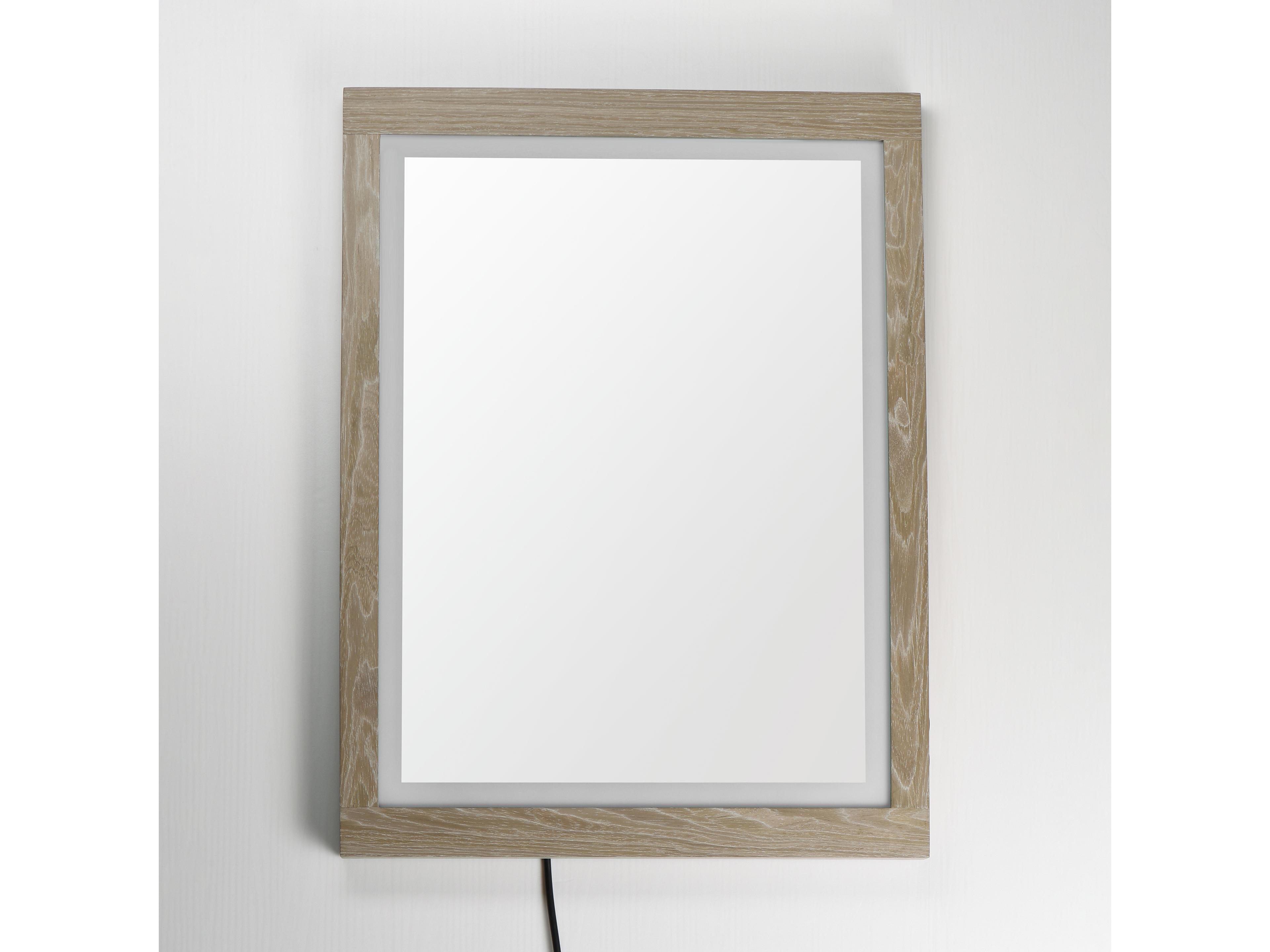 ET2 Sawyer Oak Rectangular Wall Mirror