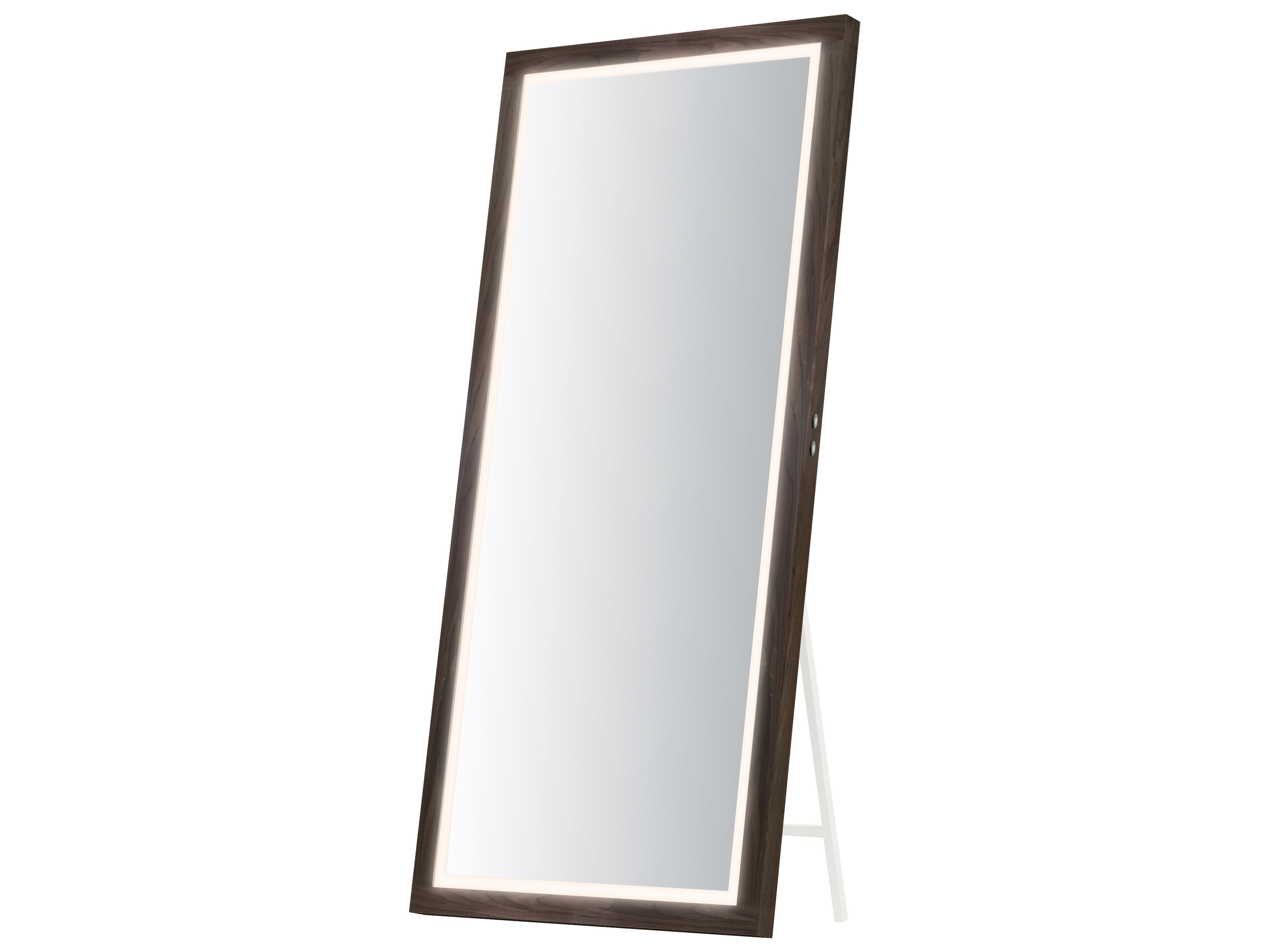 ET2 Sawyer Walnut Rectangular Floor Mirror