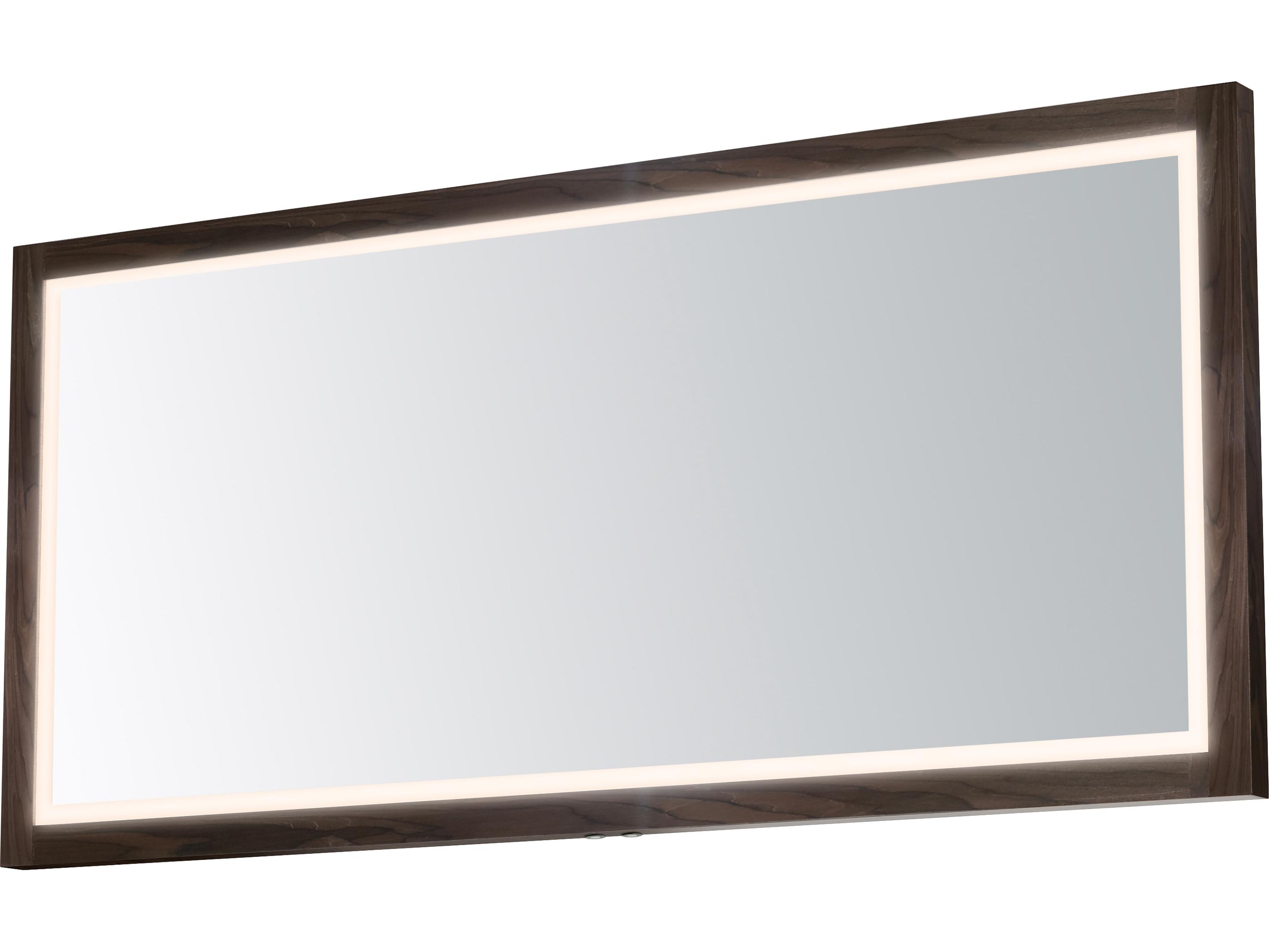 ET2 Sawyer Walnut Rectangular Floor Mirror