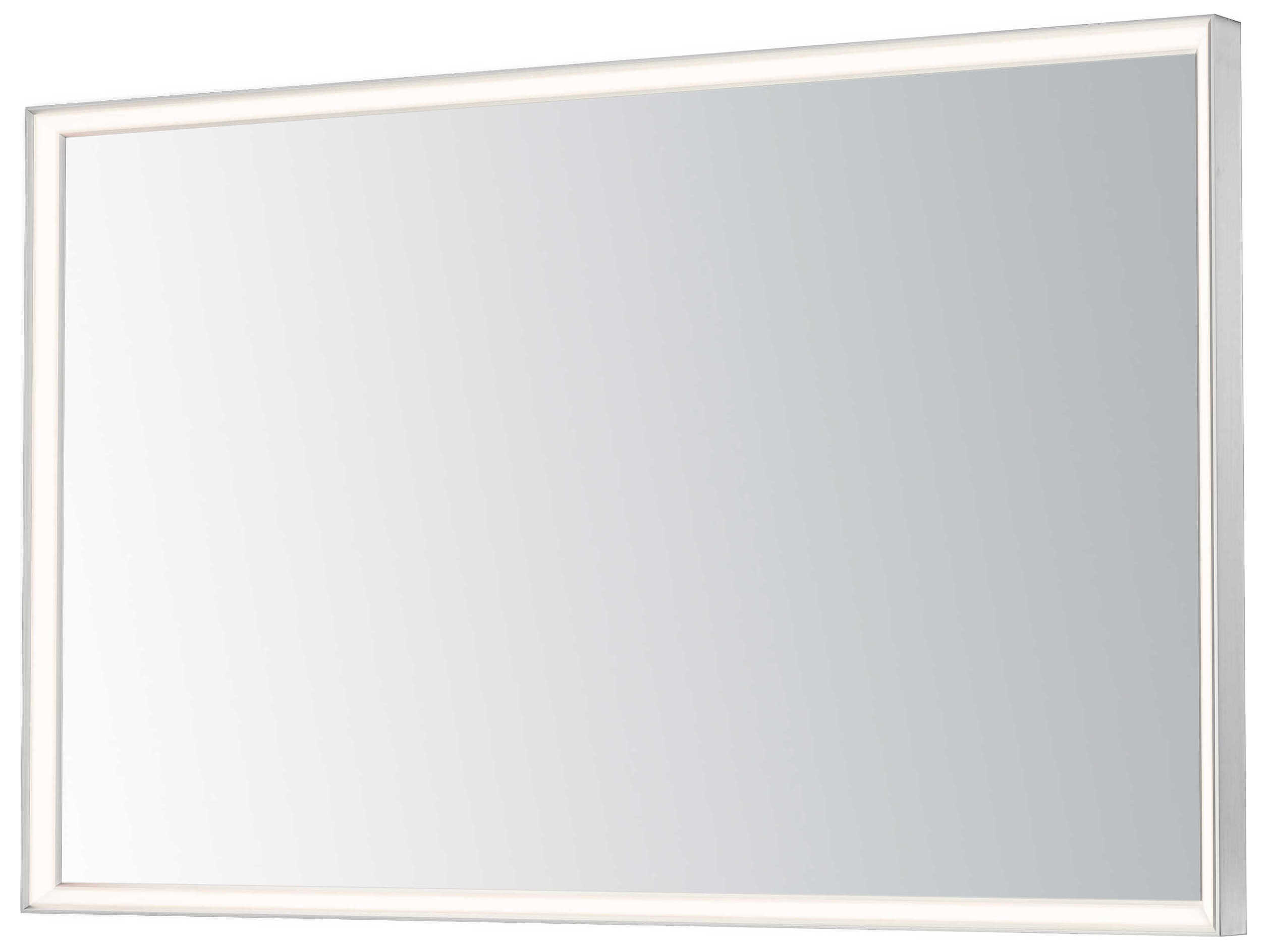 ET2 Bevel Satin Nickel Rectangular Wall Mirror
