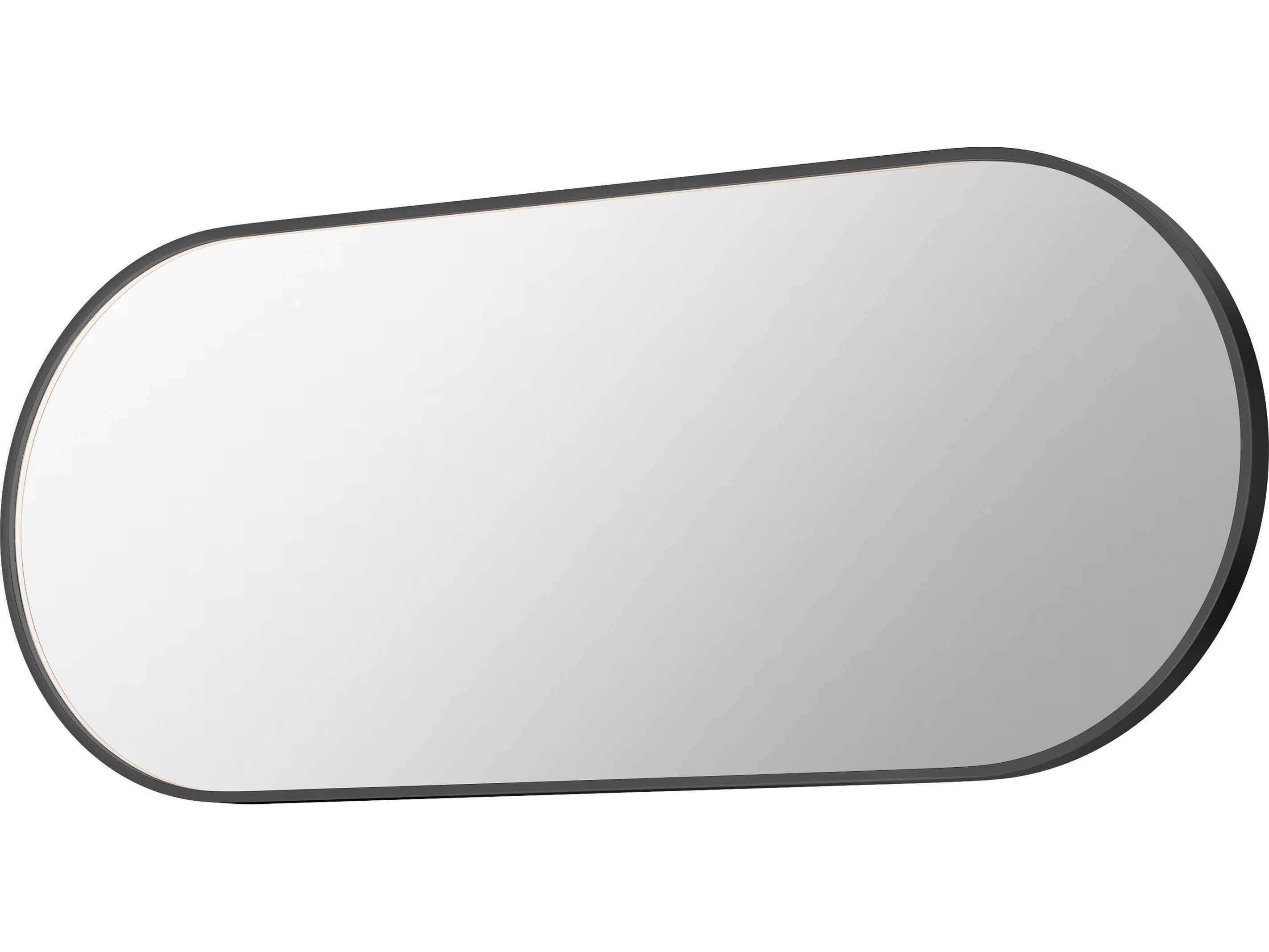 ET2 Elisse Black Oval Wall Mirror