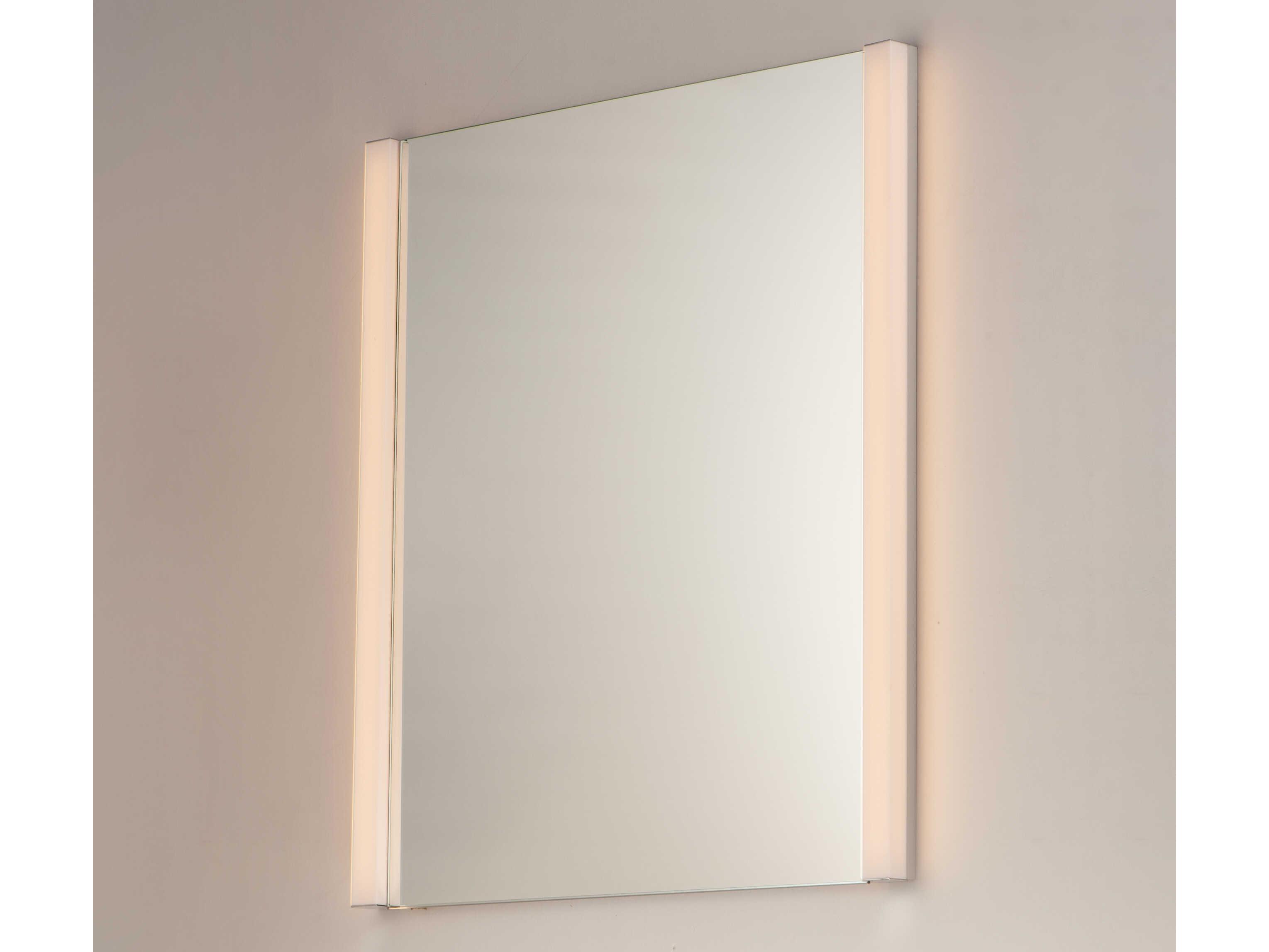 ET2 Luminance Polished Chrome LED Rectangular Wall Mirror