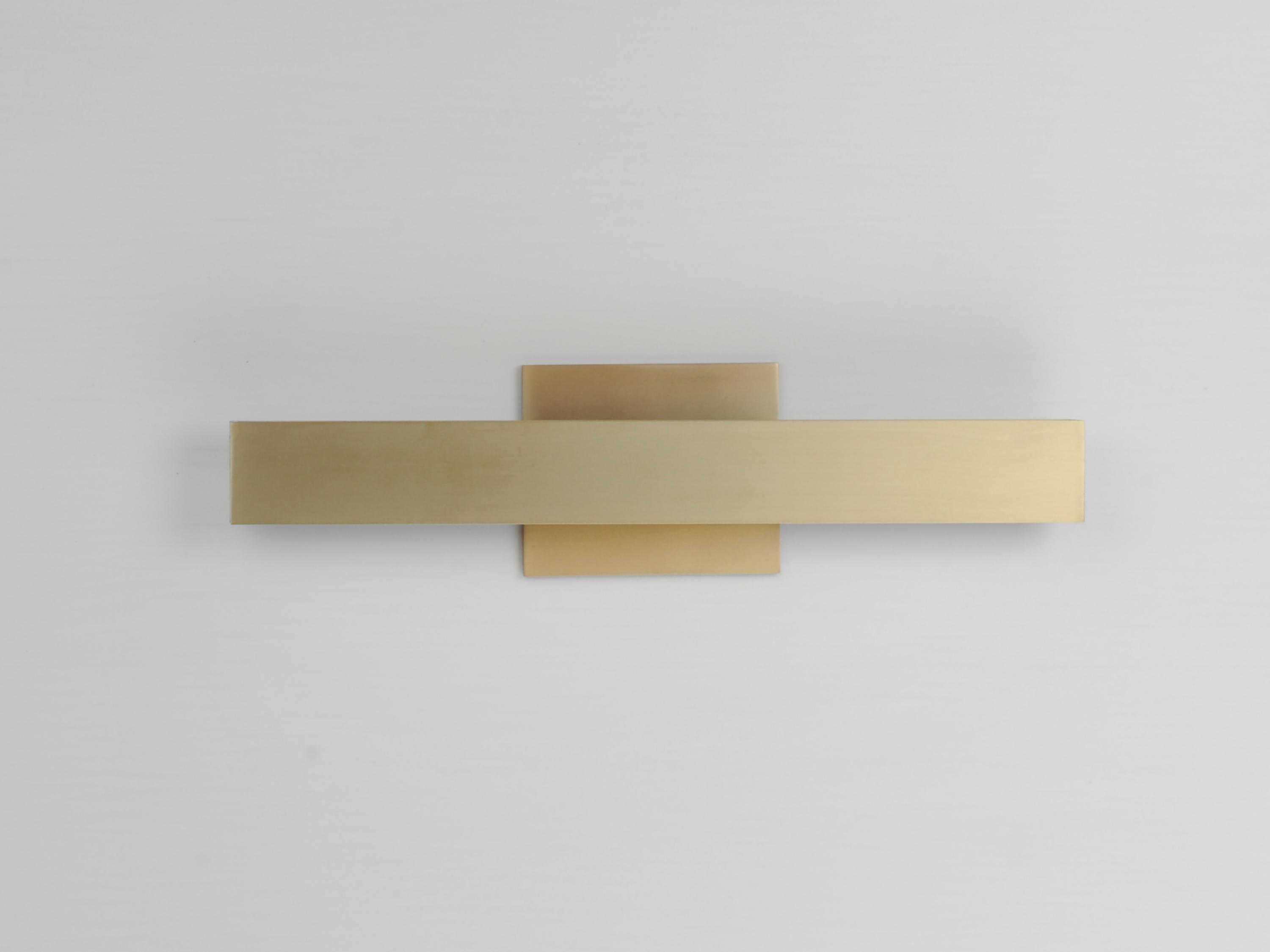 ET2 Alumilux 2-Light Satin Brass Vanity Light