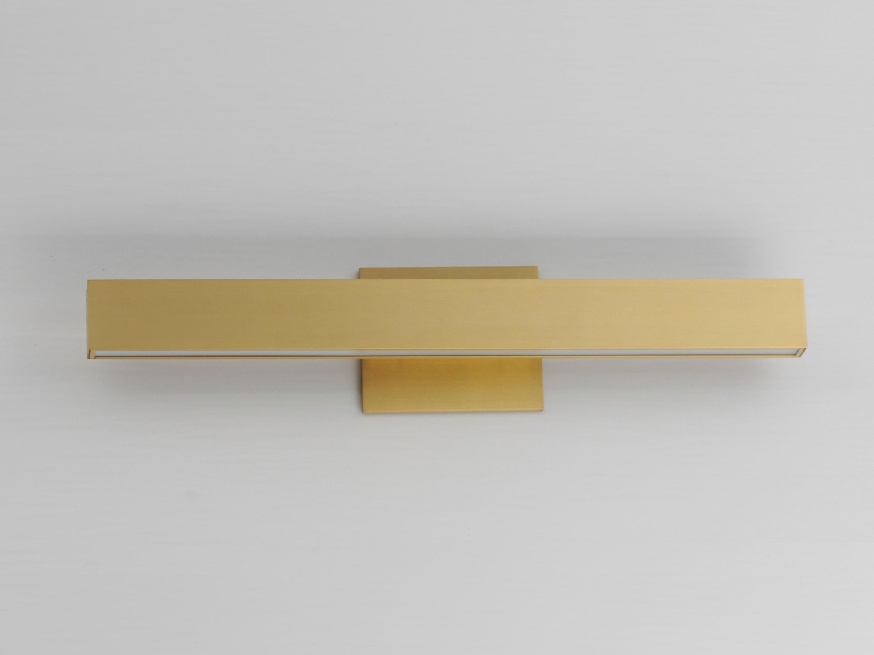 ET2 Alumilux 2-Light Satin Brass Vanity Light