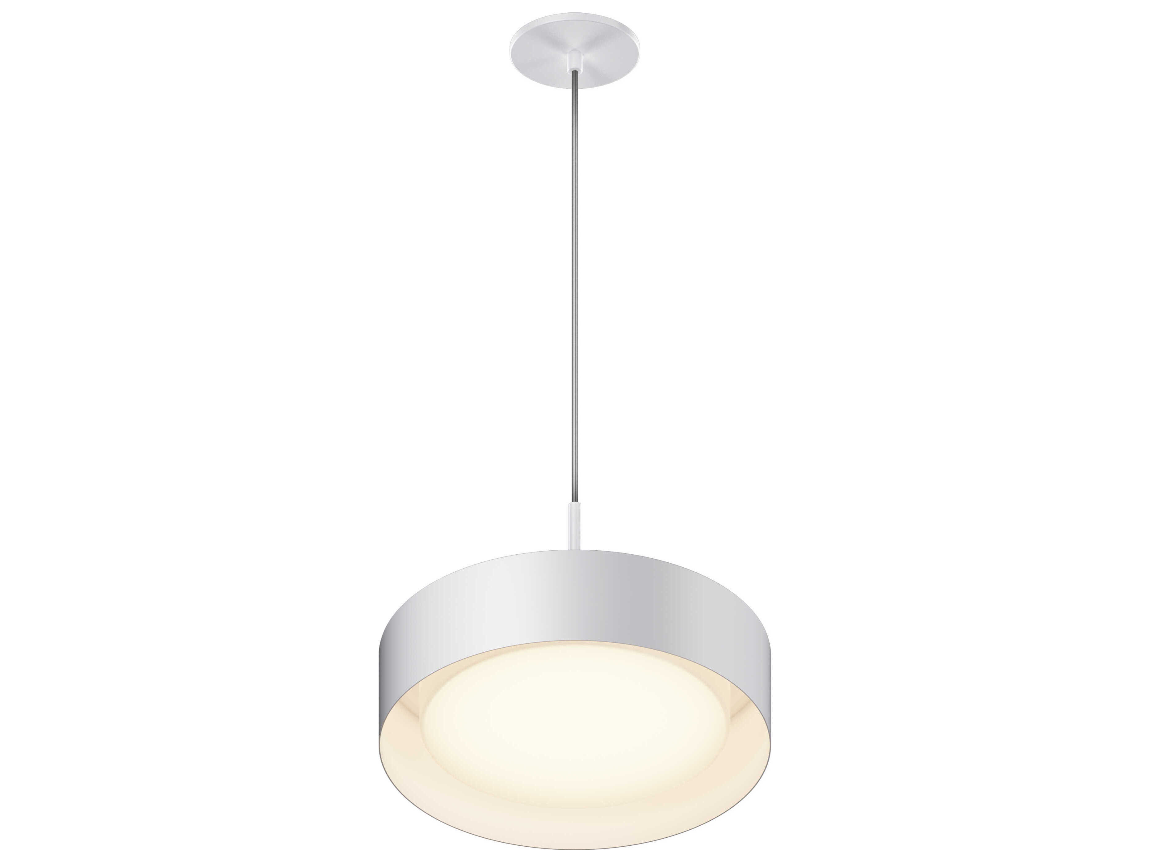 ET2 Echo 1-Light White LED Drum Pendant