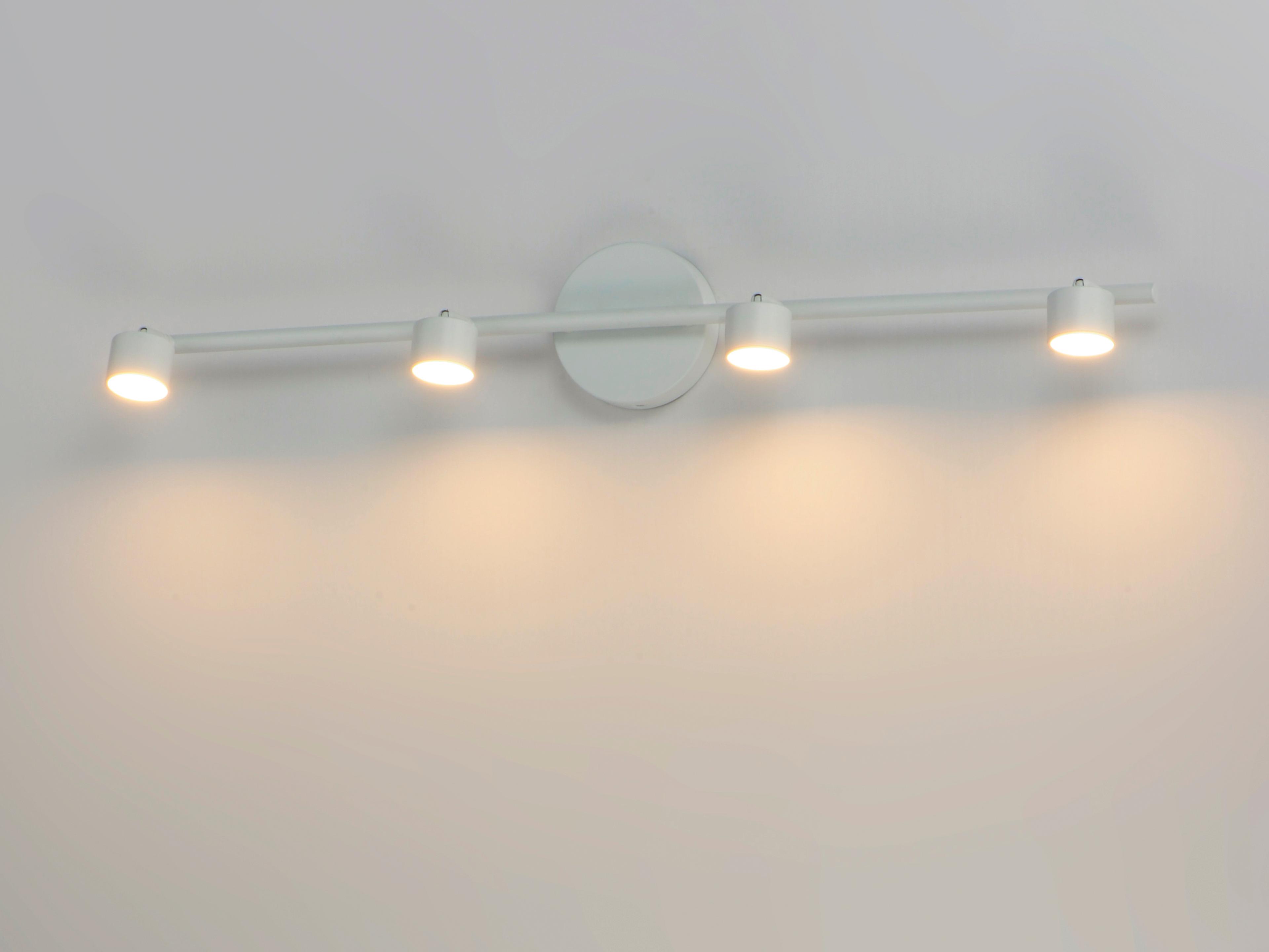 ET2 Taylor 4-Light White LED Linear Round Track & Rail Light