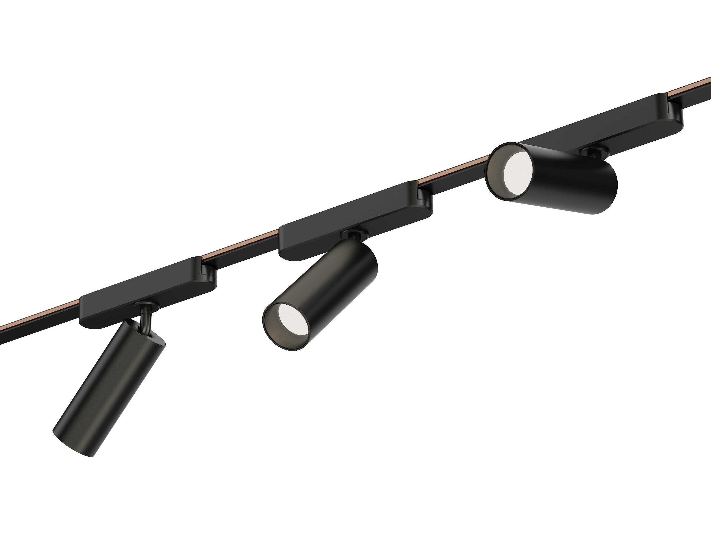 ET2 1-Light Black Cylinder Spot Light